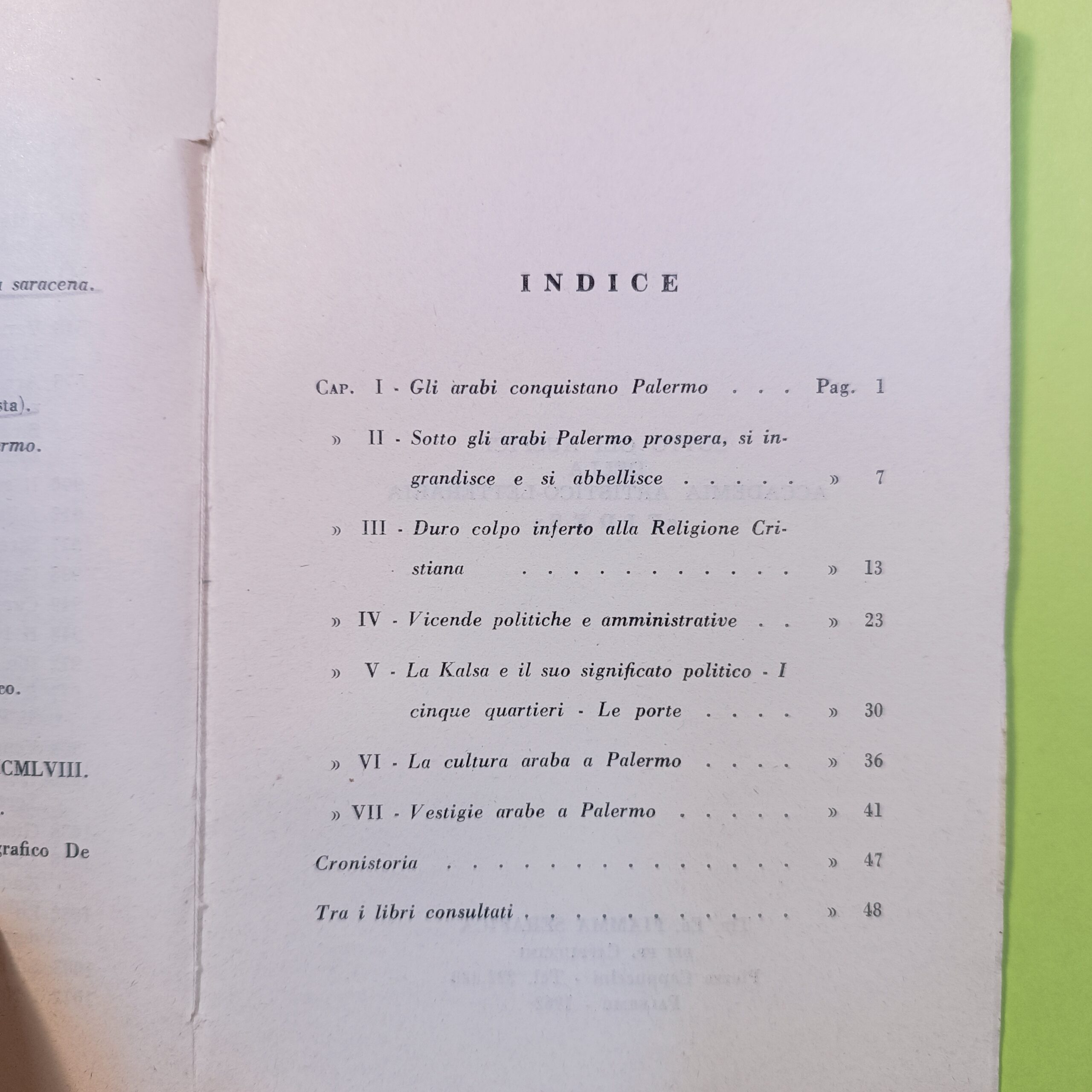 PALERMO DURANTE LA DOMINAZIONE ARABA - immagine 3