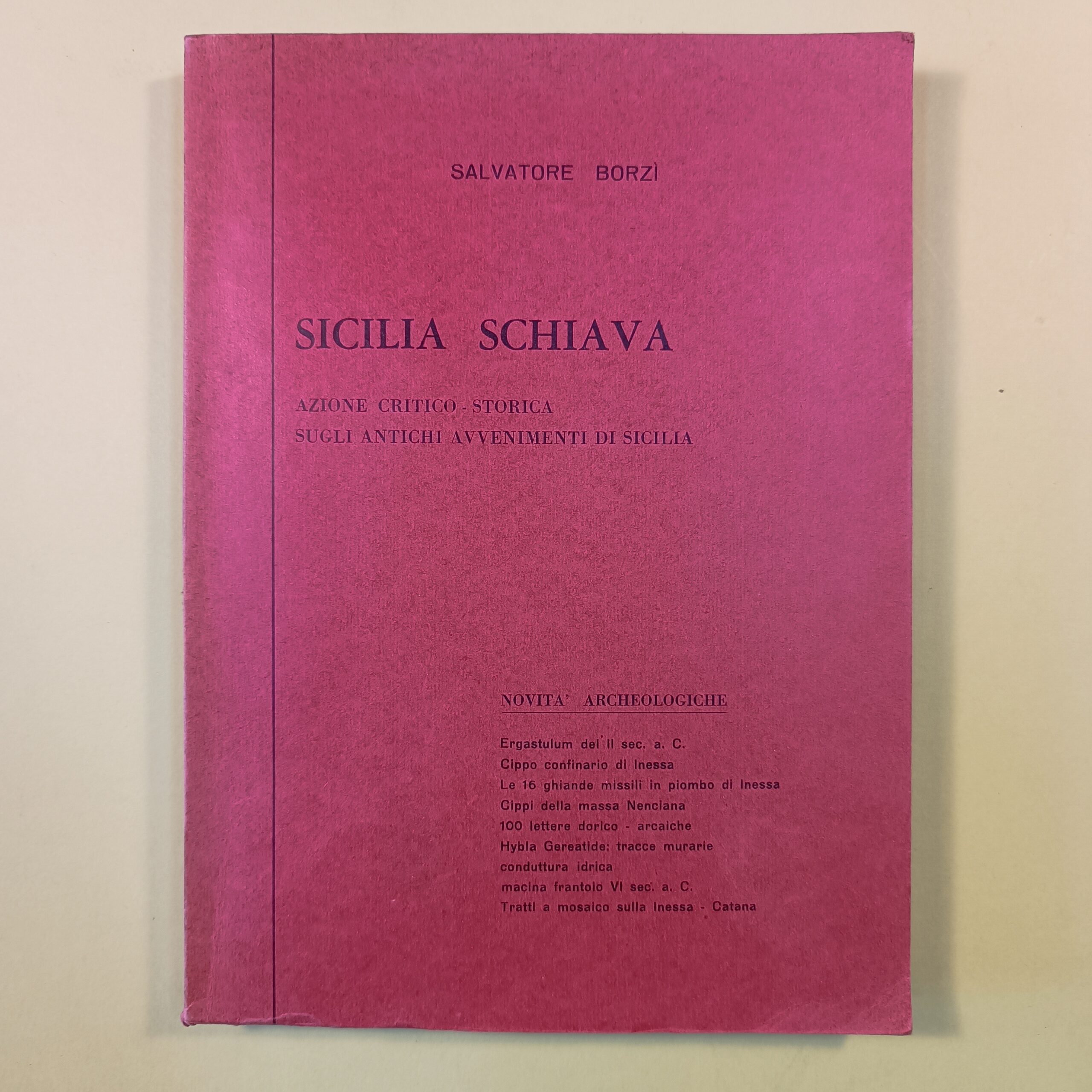 SICILIA SCHIAVA