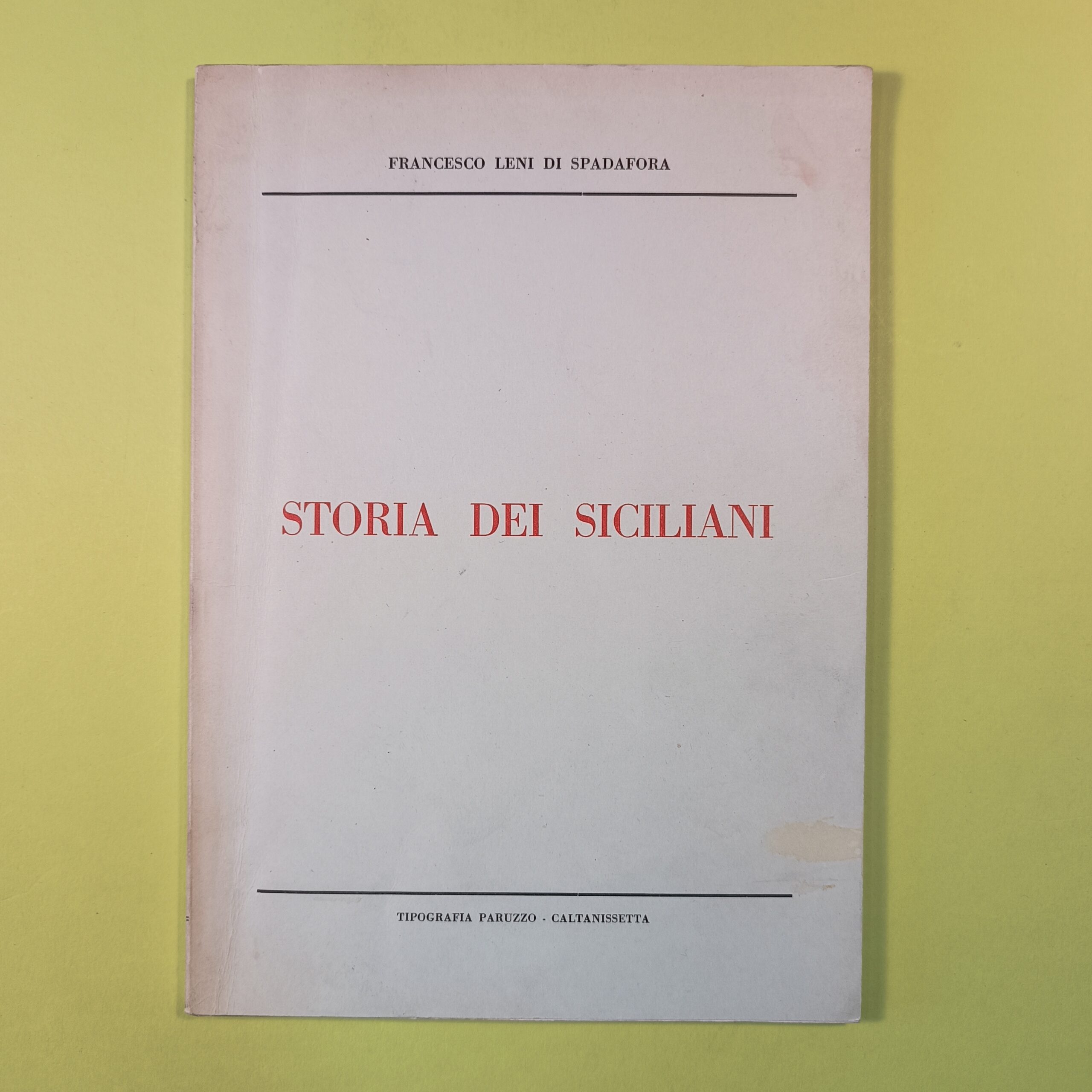 STORIA DEI SICILIANI