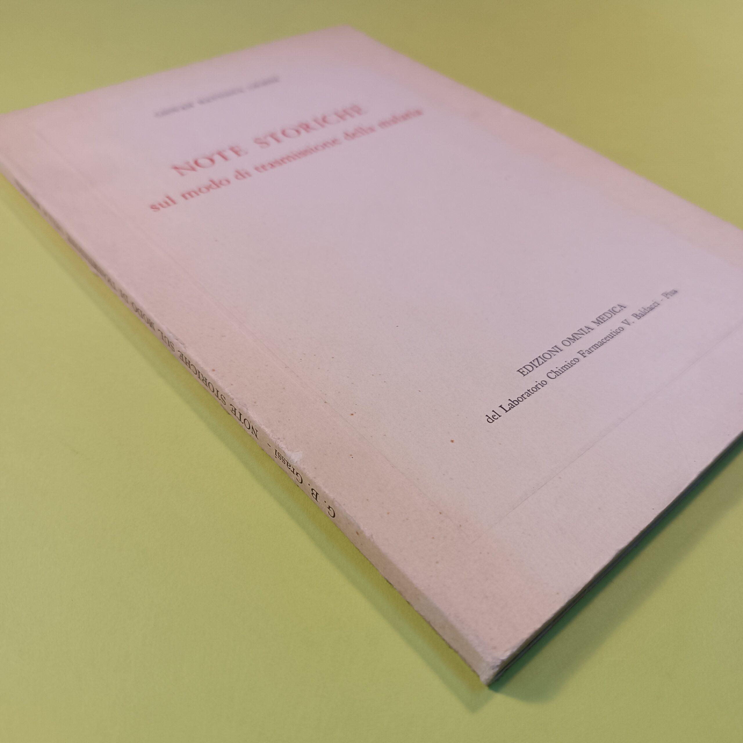 NOTE STORICHE SUL MODO DI TRASMISSIONE DELLA MALARIA - immagine 2