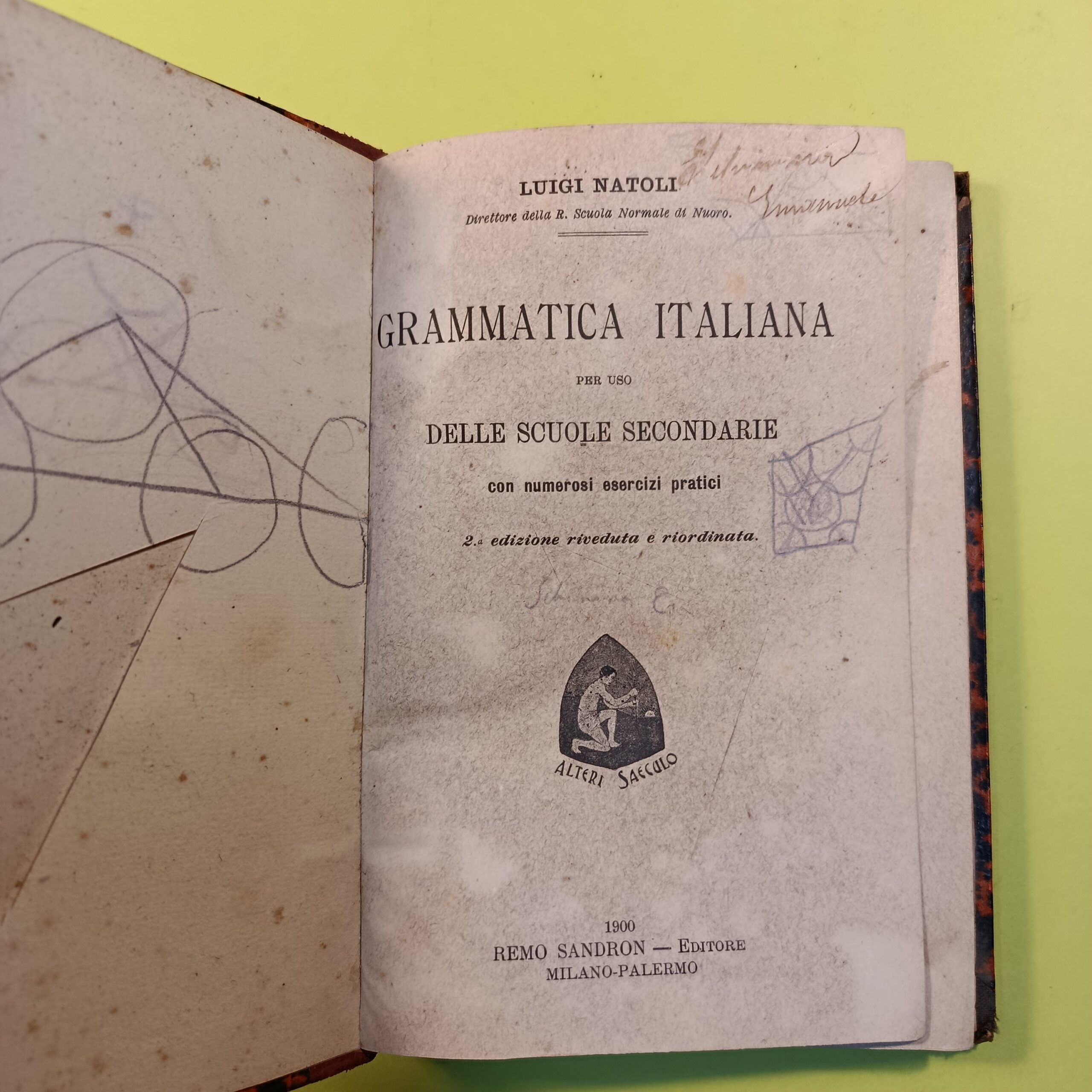 GRAMMATICA ITALIANA PER USO DELLE SCUOLE SECONDARIE - immagine 2