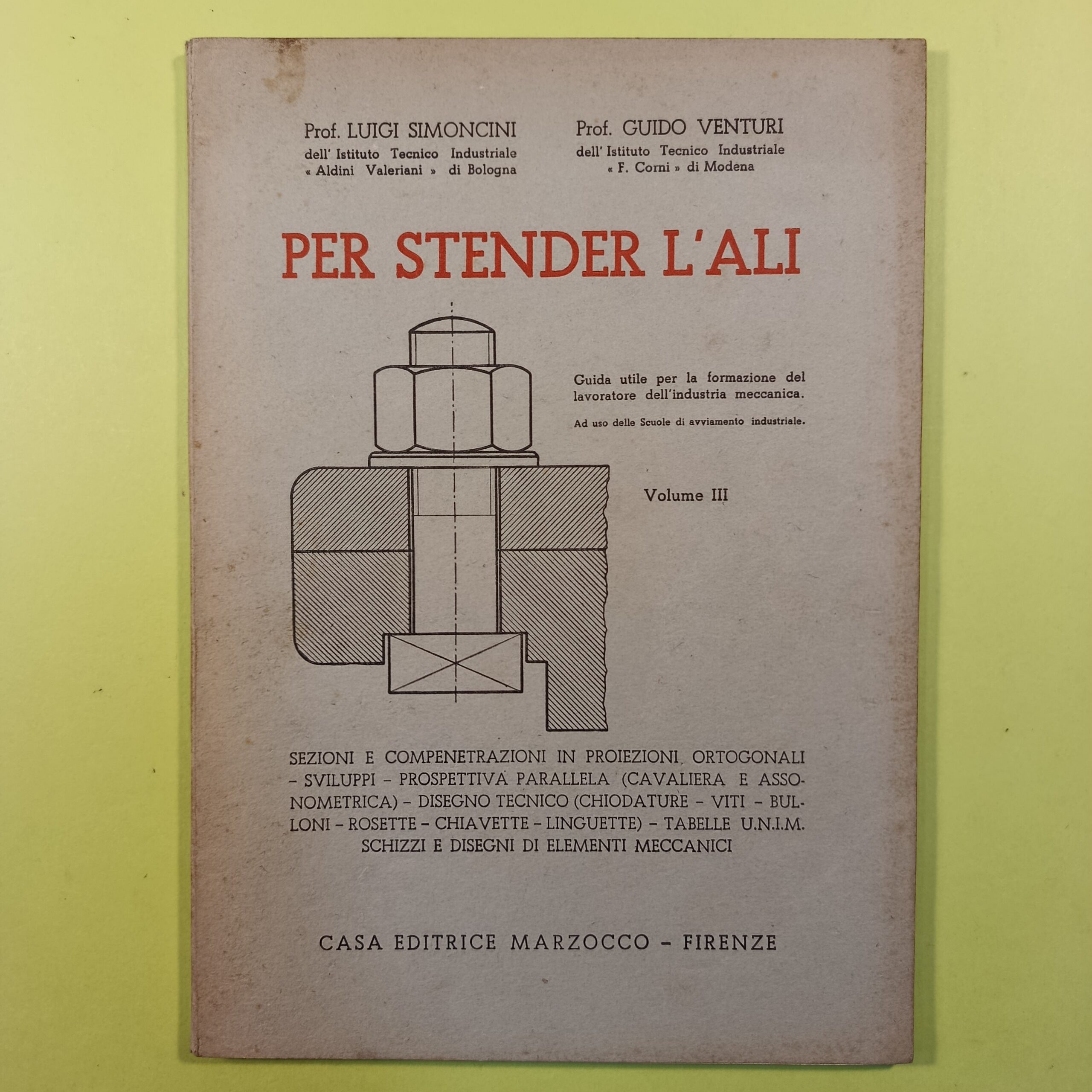 PER STENDER L'ALI VOL III