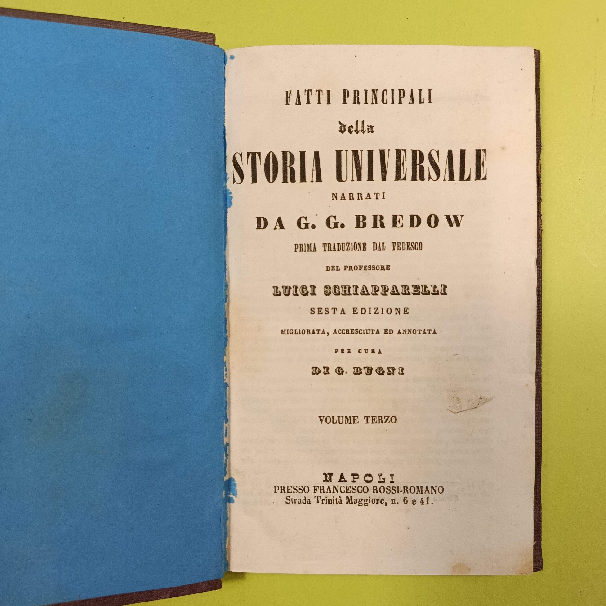 FATTI PRINCIPALI DELLA STORIA UNIVERSALE VOL III - immagine 2