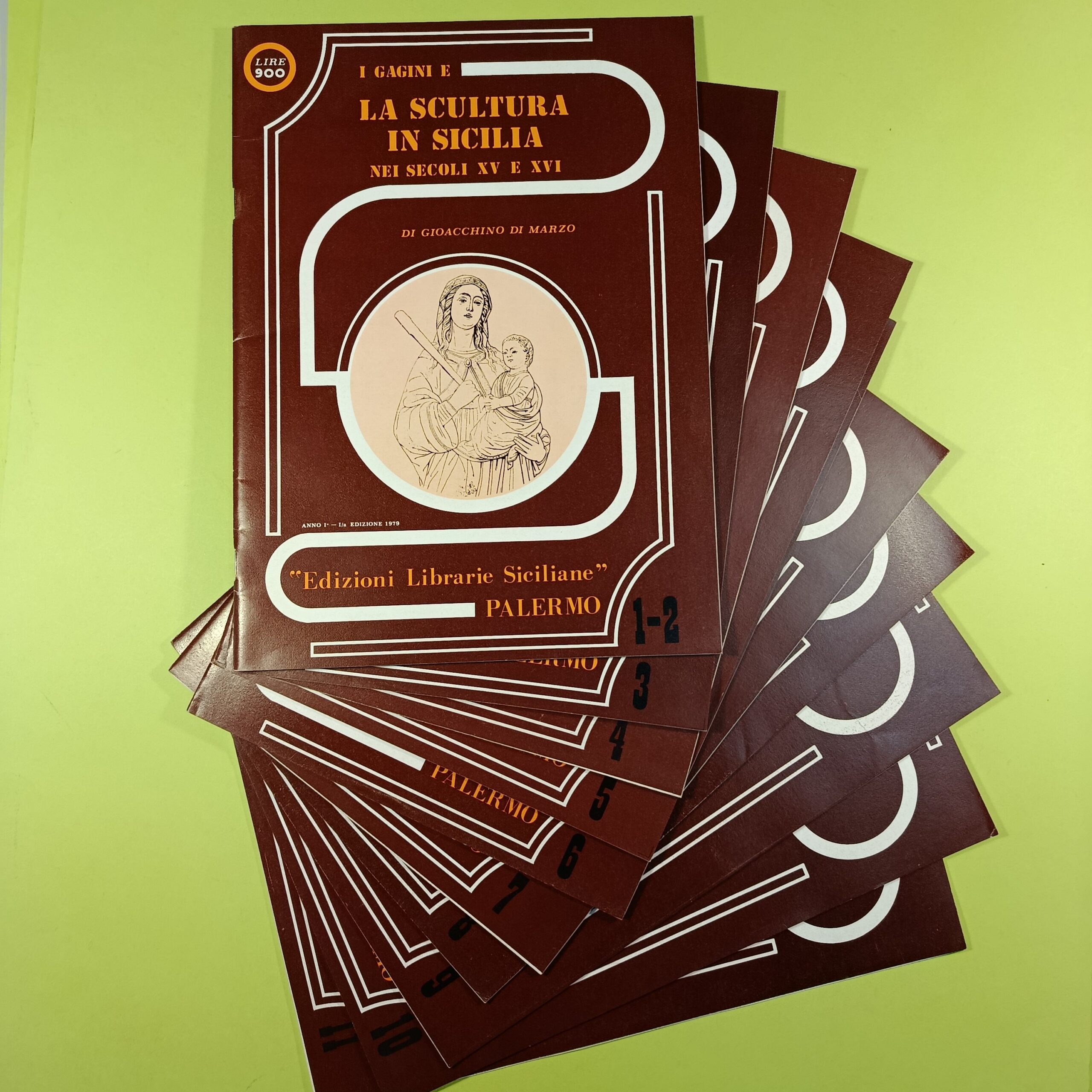 I GAGINI E LA SCULTURA SICILIANA NEI SECOLI XV E XVI - 11 FASCICOLI