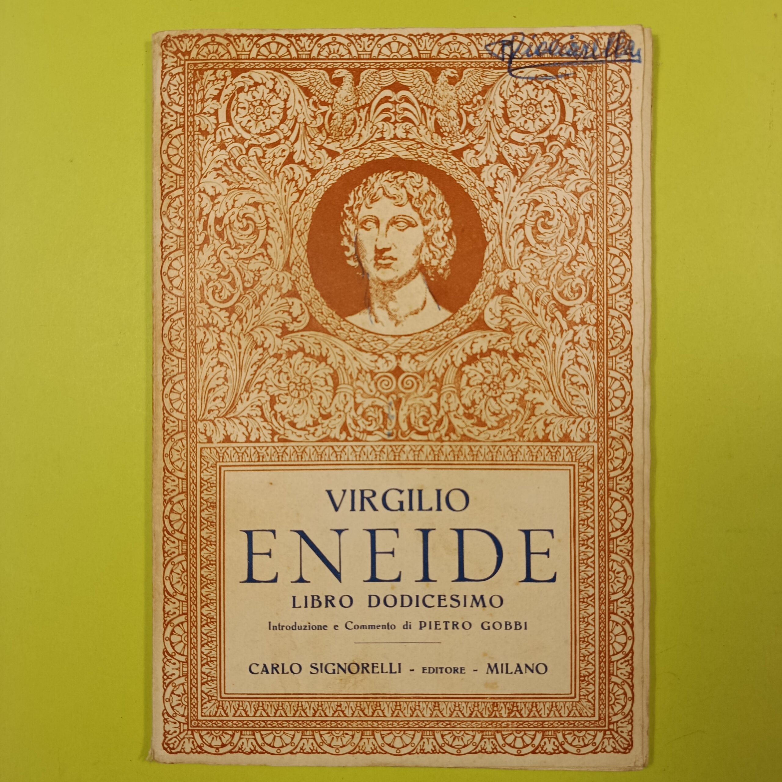 VIRGILIO ENEIDE LIBRO DODICESIMO
