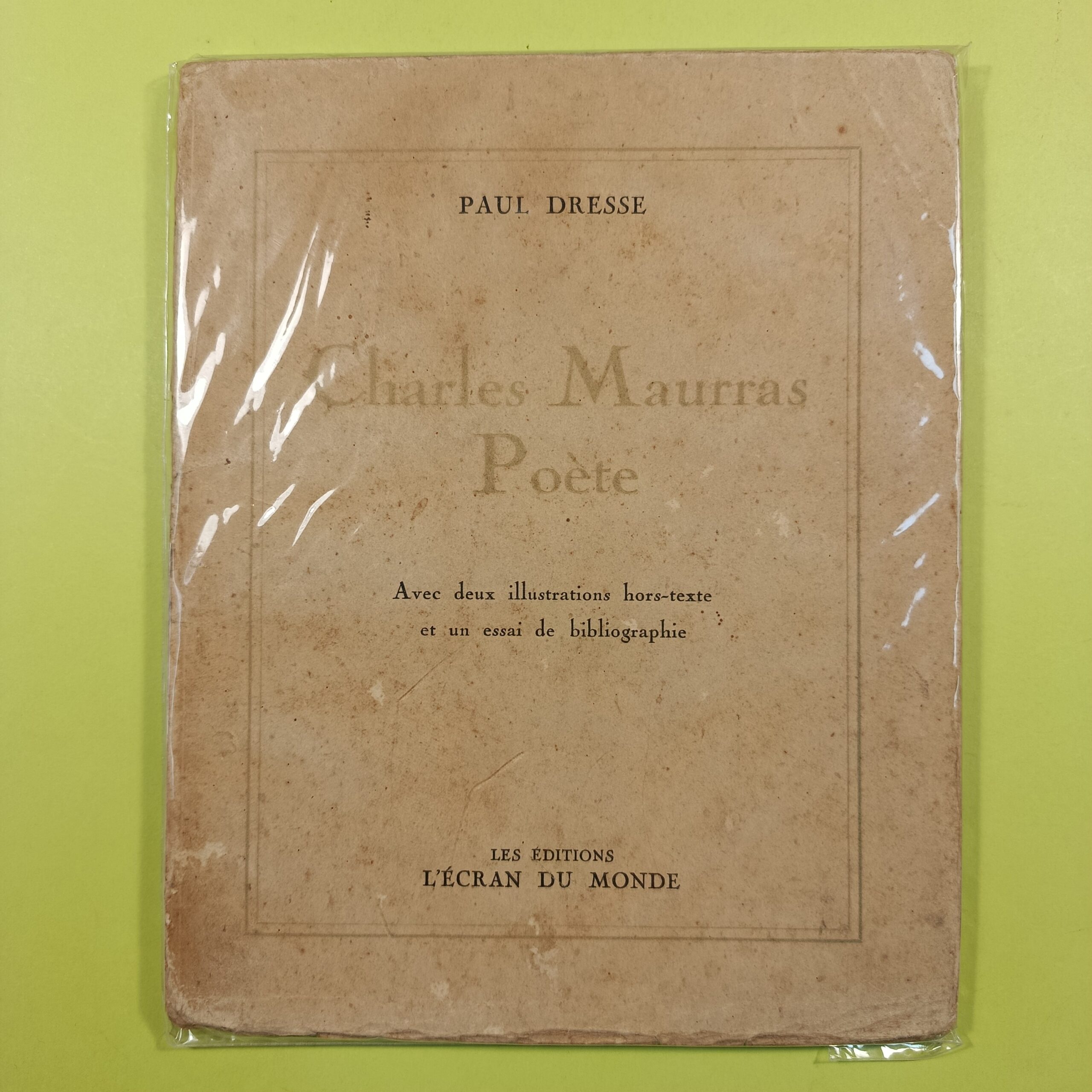 CHARLES MAURRAS POETE