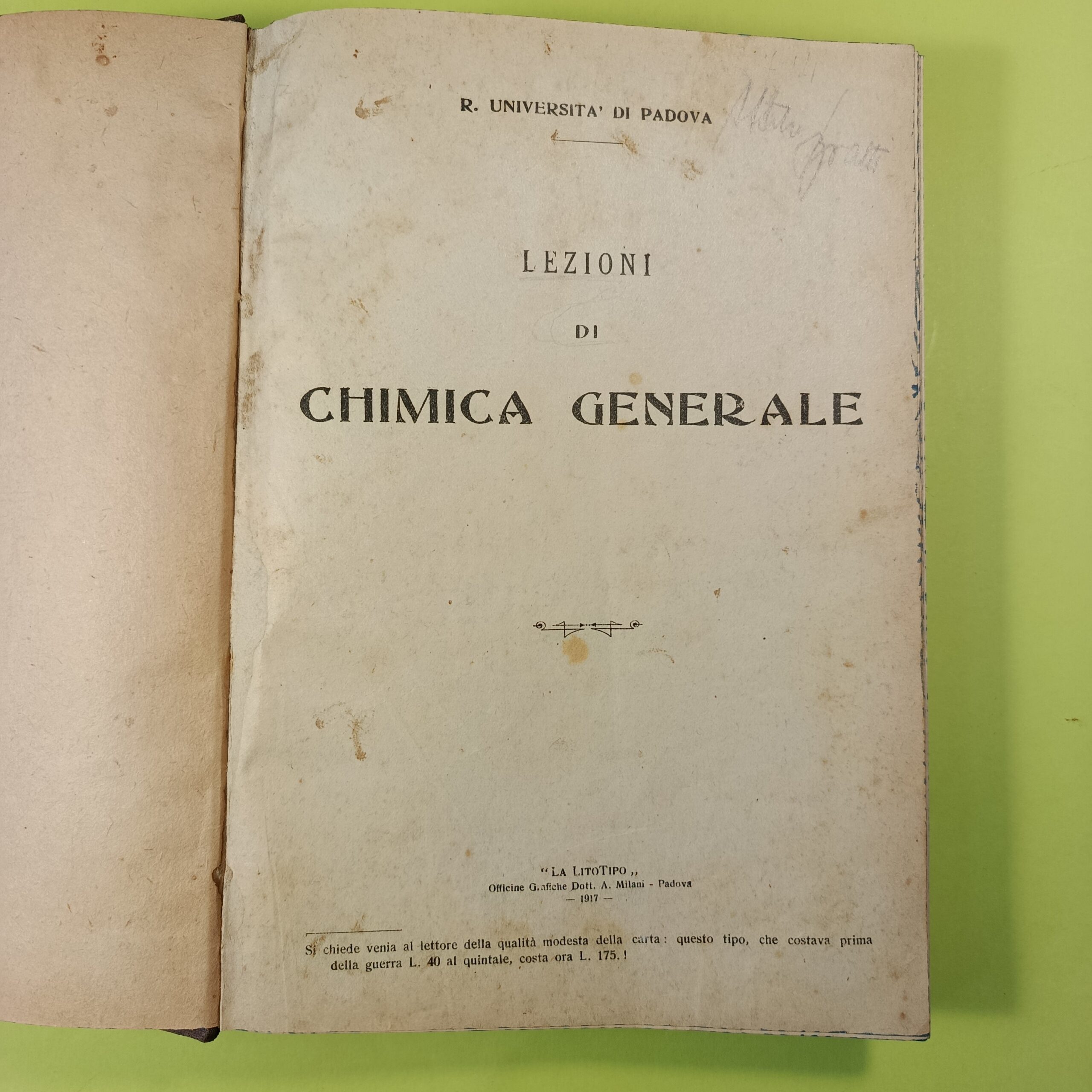 LEZIONI DI CHIMICA GENERALE - immagine 2