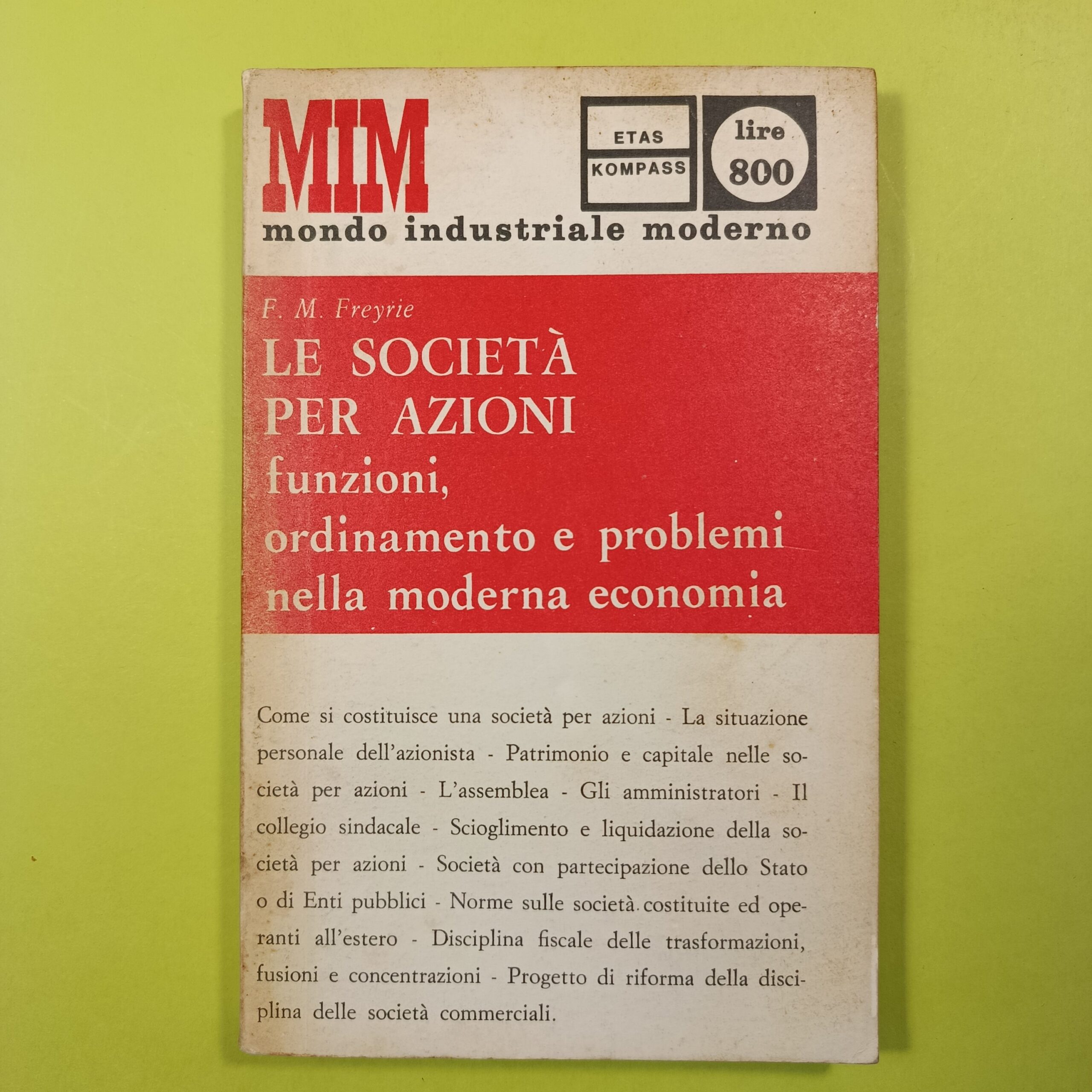 LE SOCIETÀ PER AZIONI