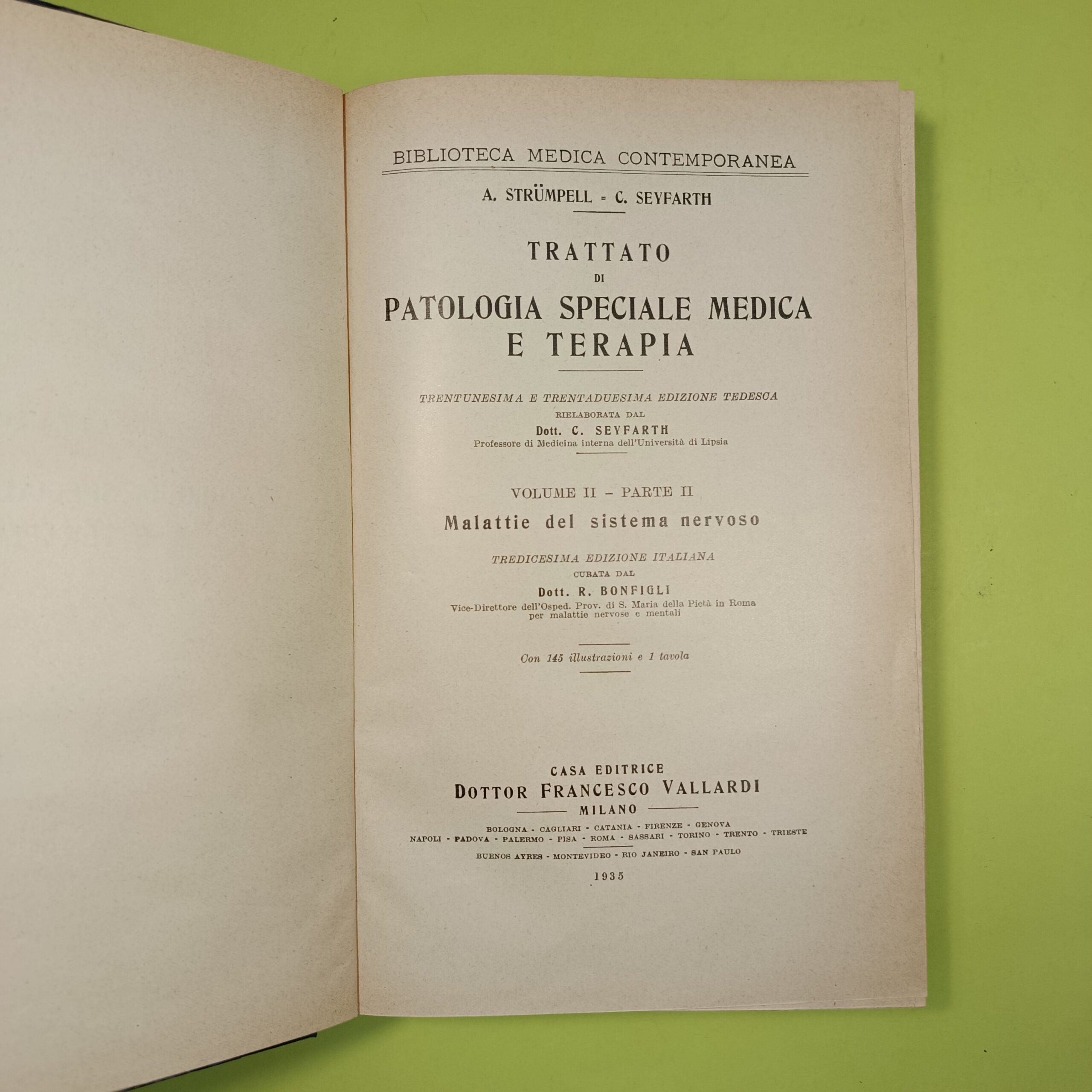 TRATTATO DI PATOLOGIA SPECIALE MEDICA E TERAPIA VOL II PARTE II - immagine 3