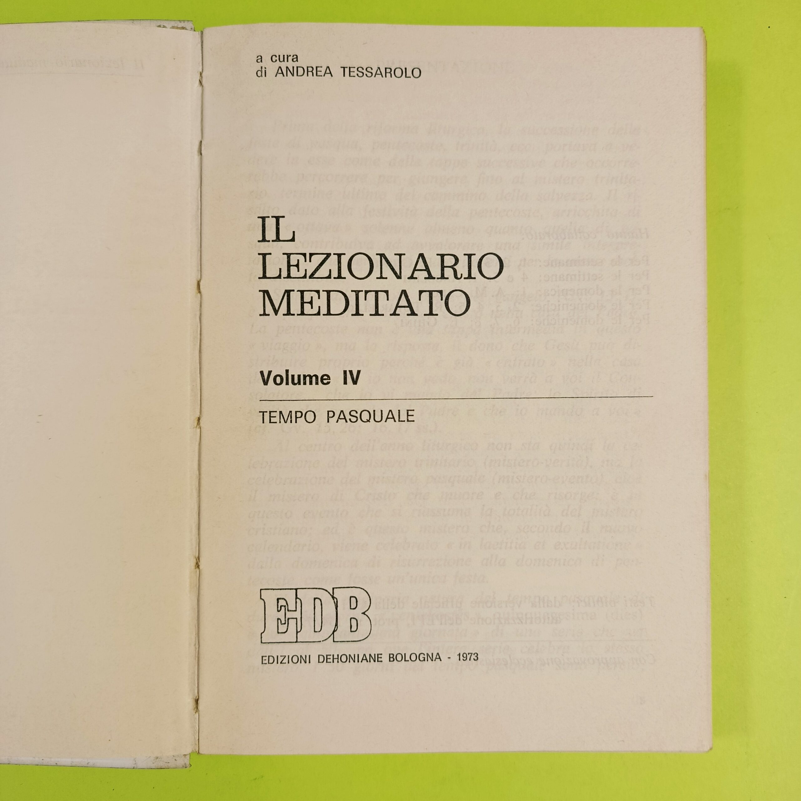 LEZIONARIO MEDITATO VOL IV - immagine 2