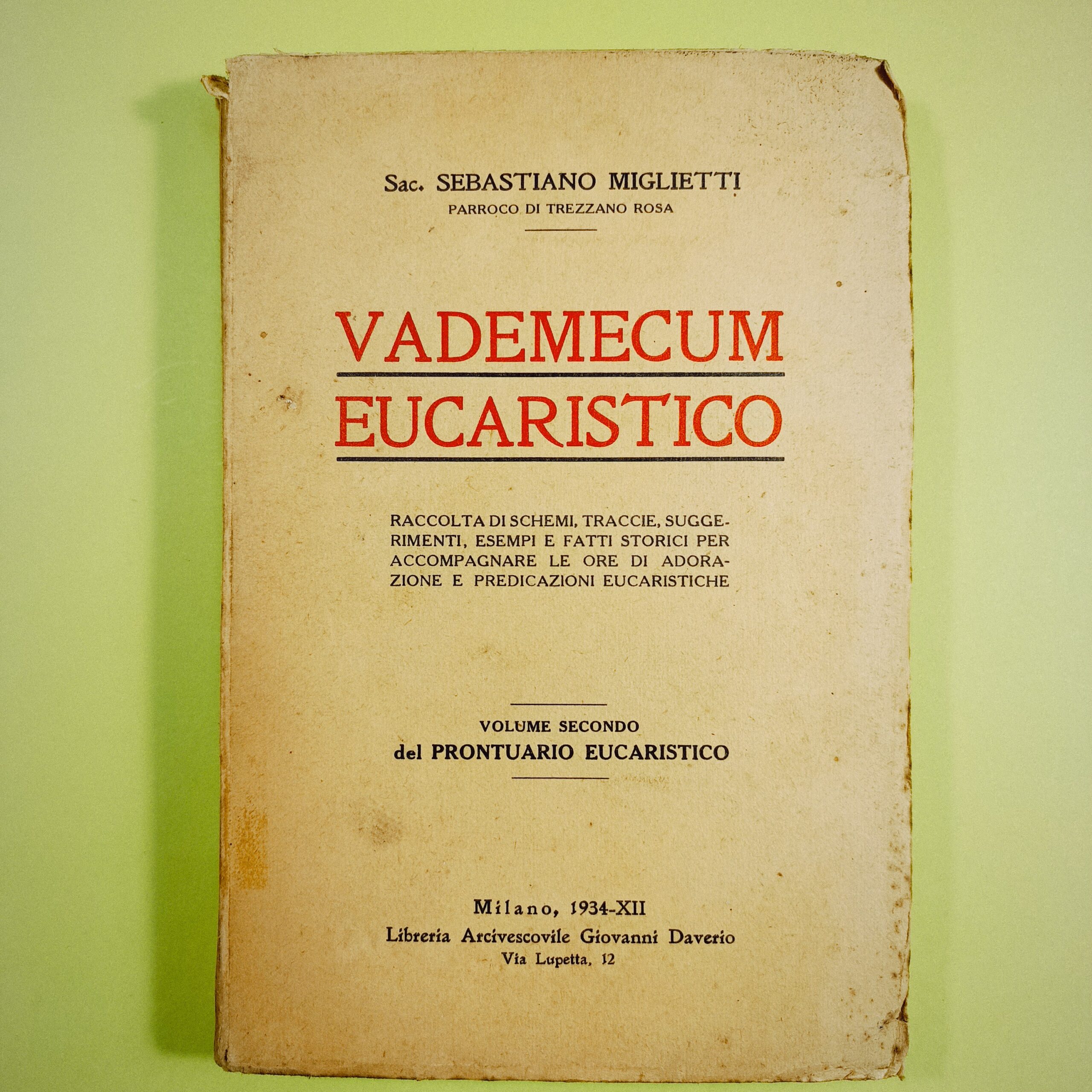 VADEMECUM EUCARISTICO VOL II