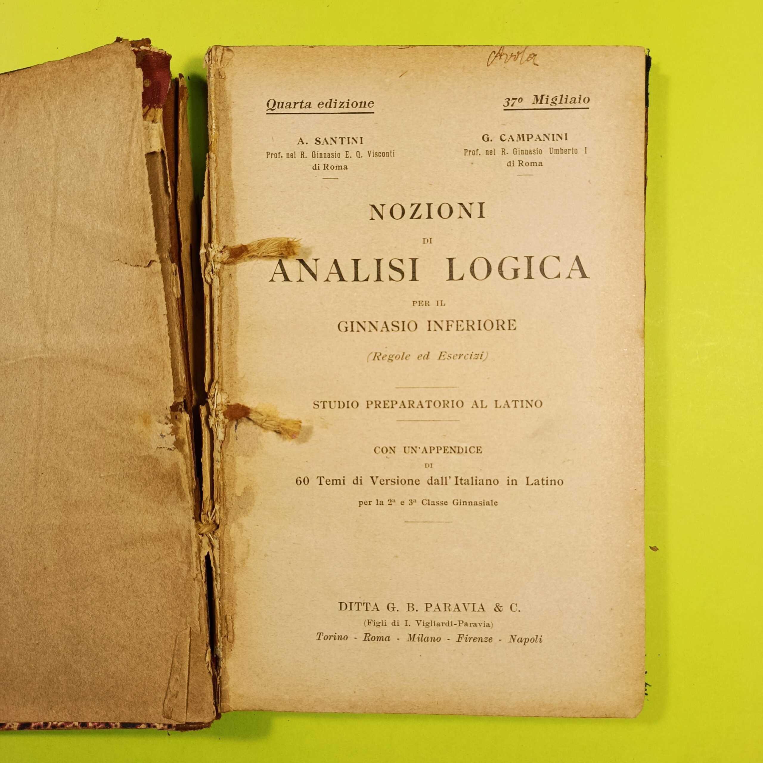 NOZIONI DI ANALISI LOGICA - immagine 3