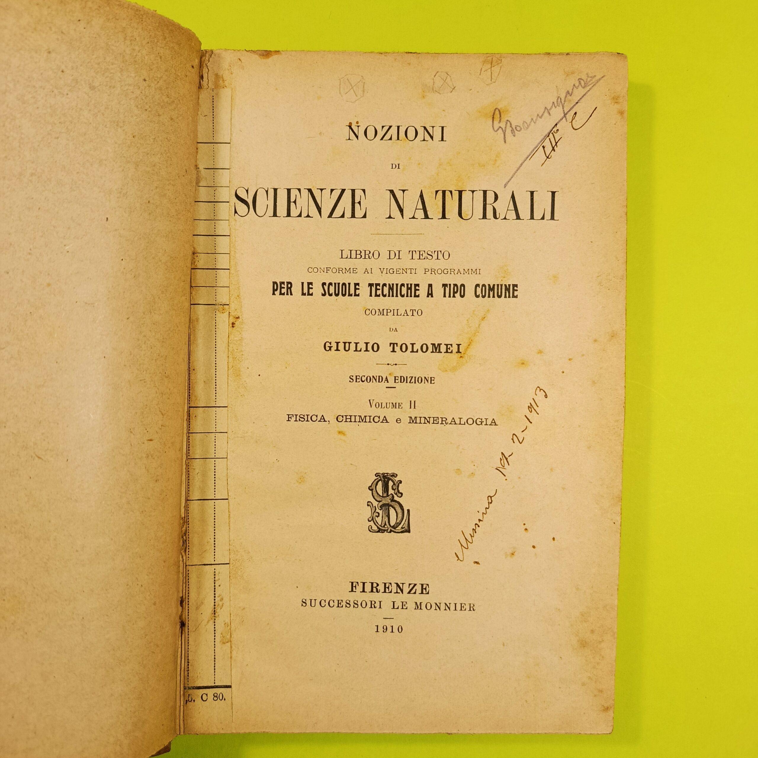 NOZIONI DI SCIENZE NATURALI VOL II - immagine 2