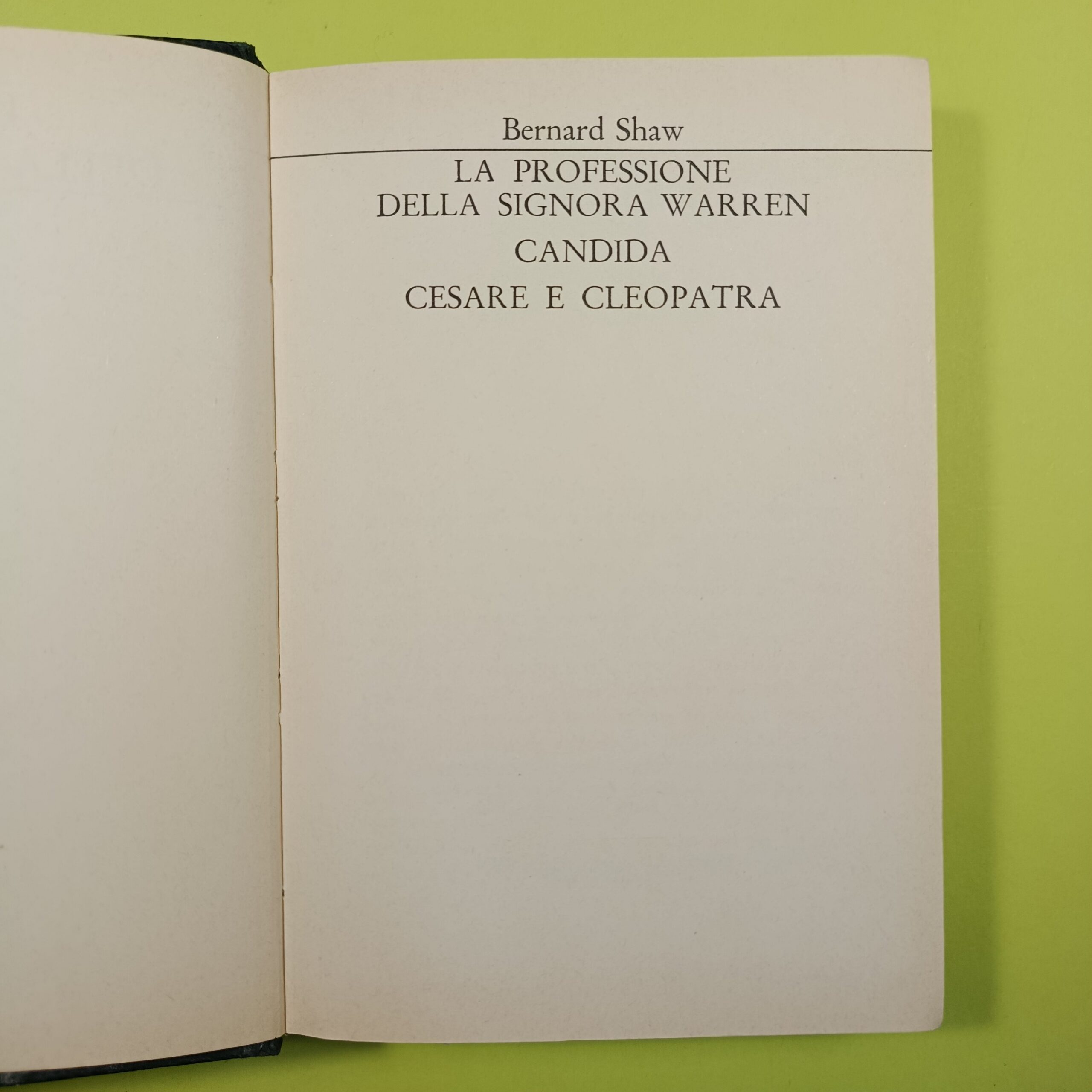 LA PROFESSIONE DELLA SIGNORA WARREN CANDIDA CESARE E CLEOPATRA - immagine 2