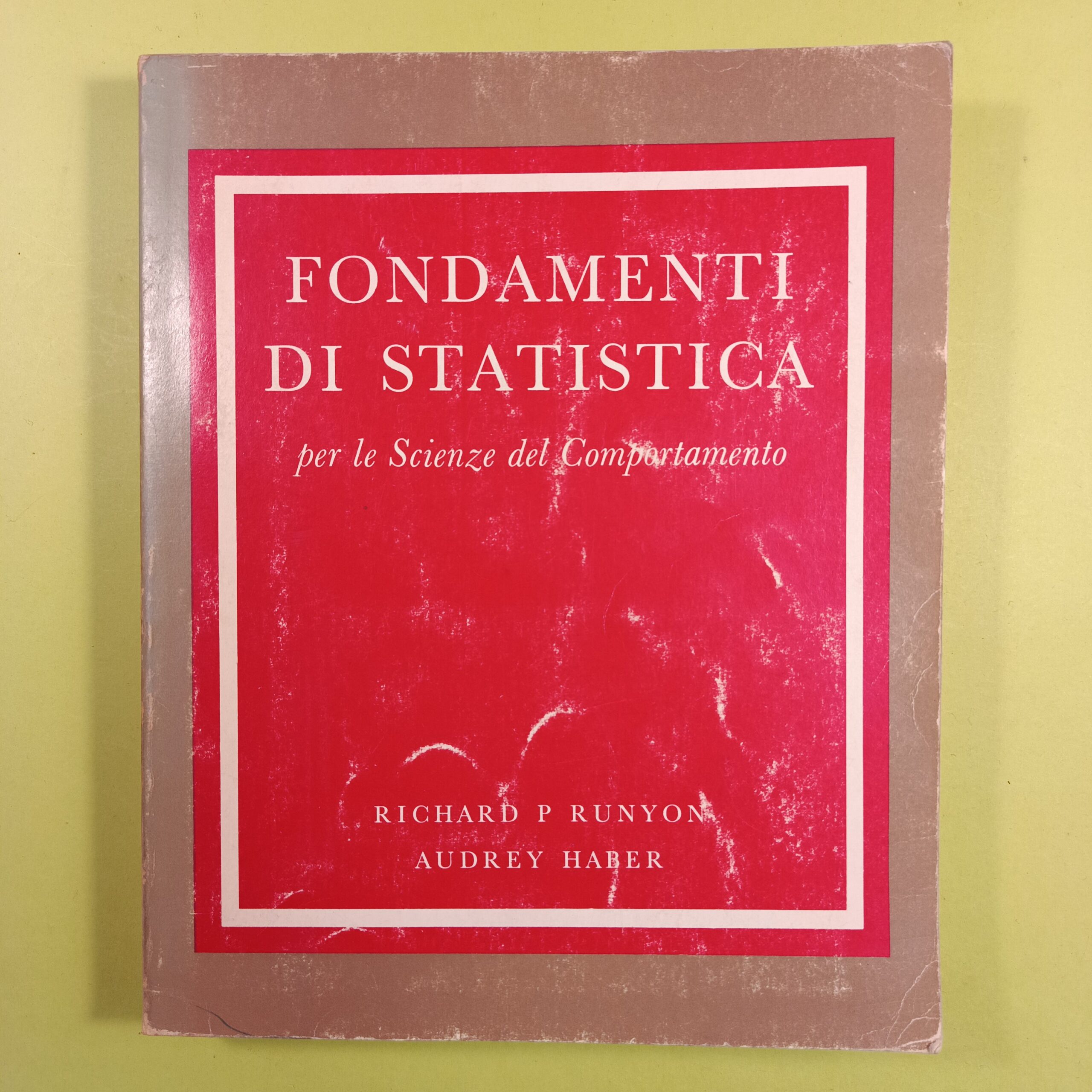 FONDAMENTI DI STATISTICA