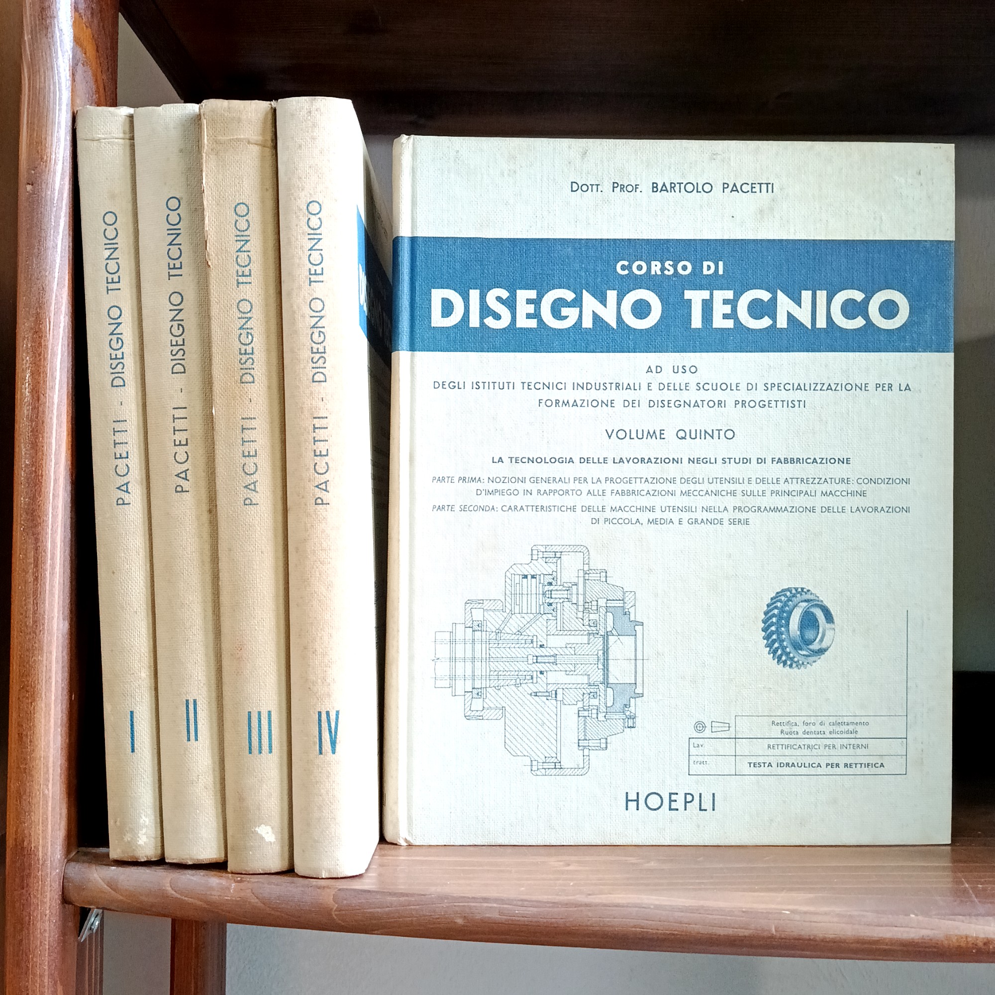 CORSO DI DISEGNO TECNICO 5 VOLUMI