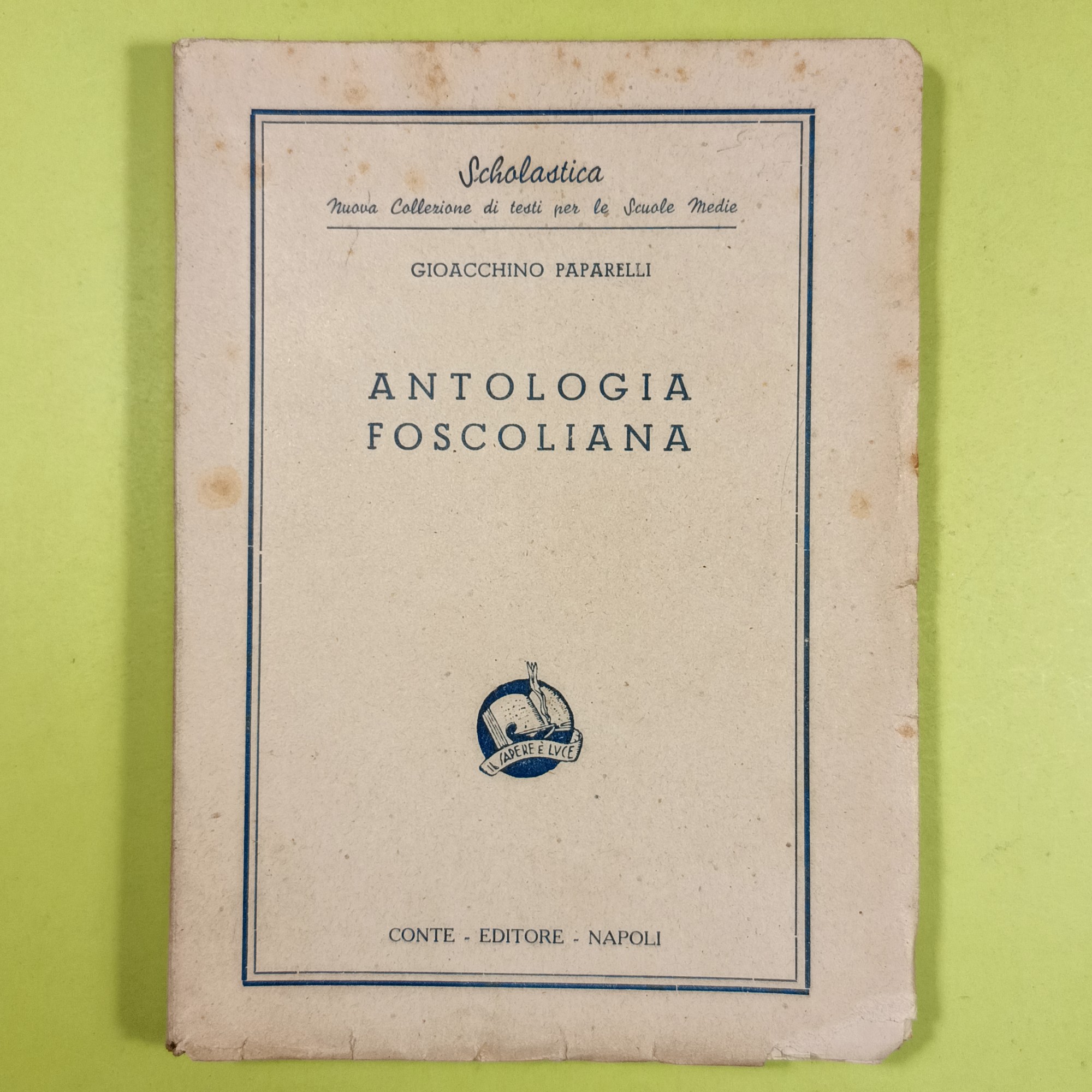 ANTOLOGIA FOSCOLANA