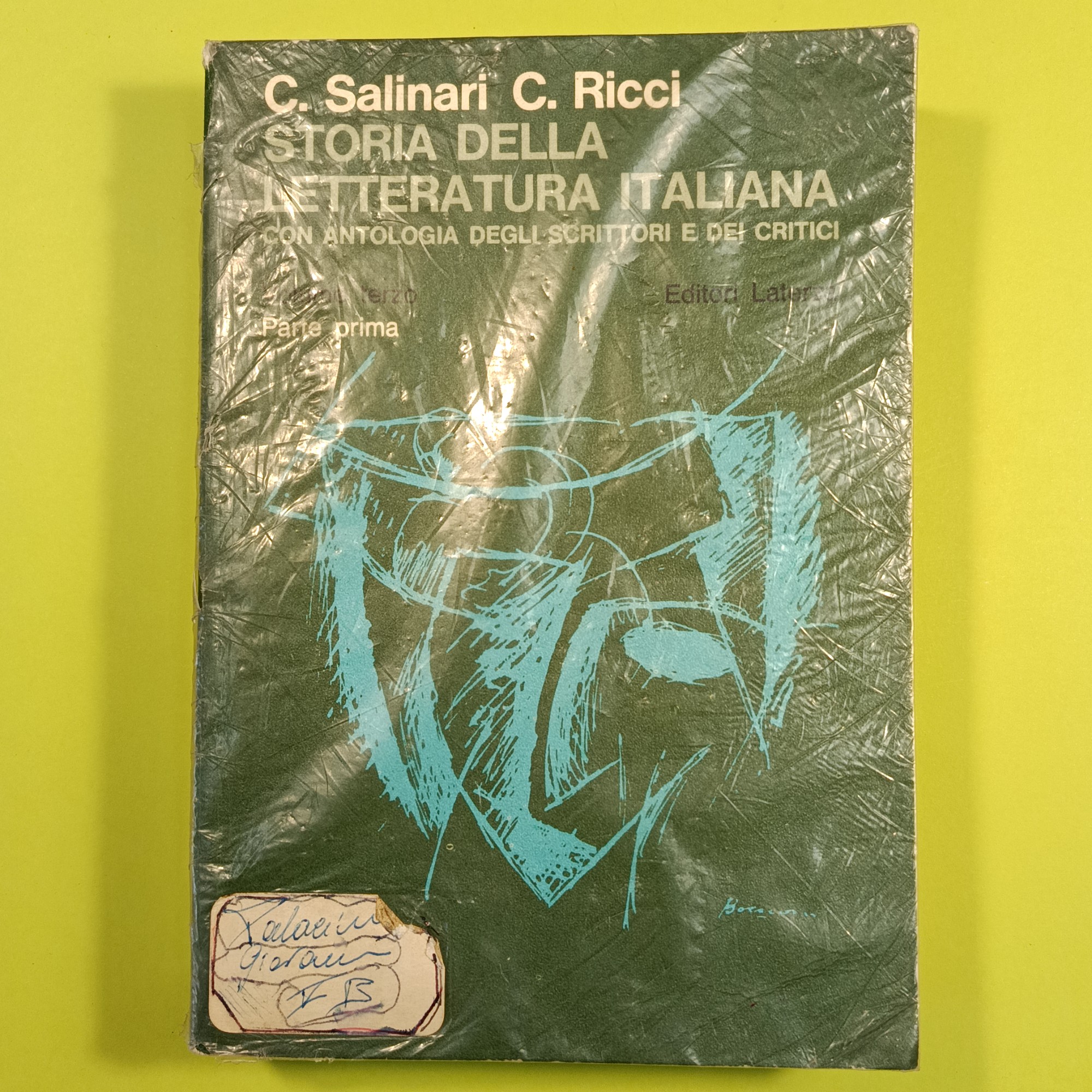 STORIA DELLA LETTERATURA ITALIANA