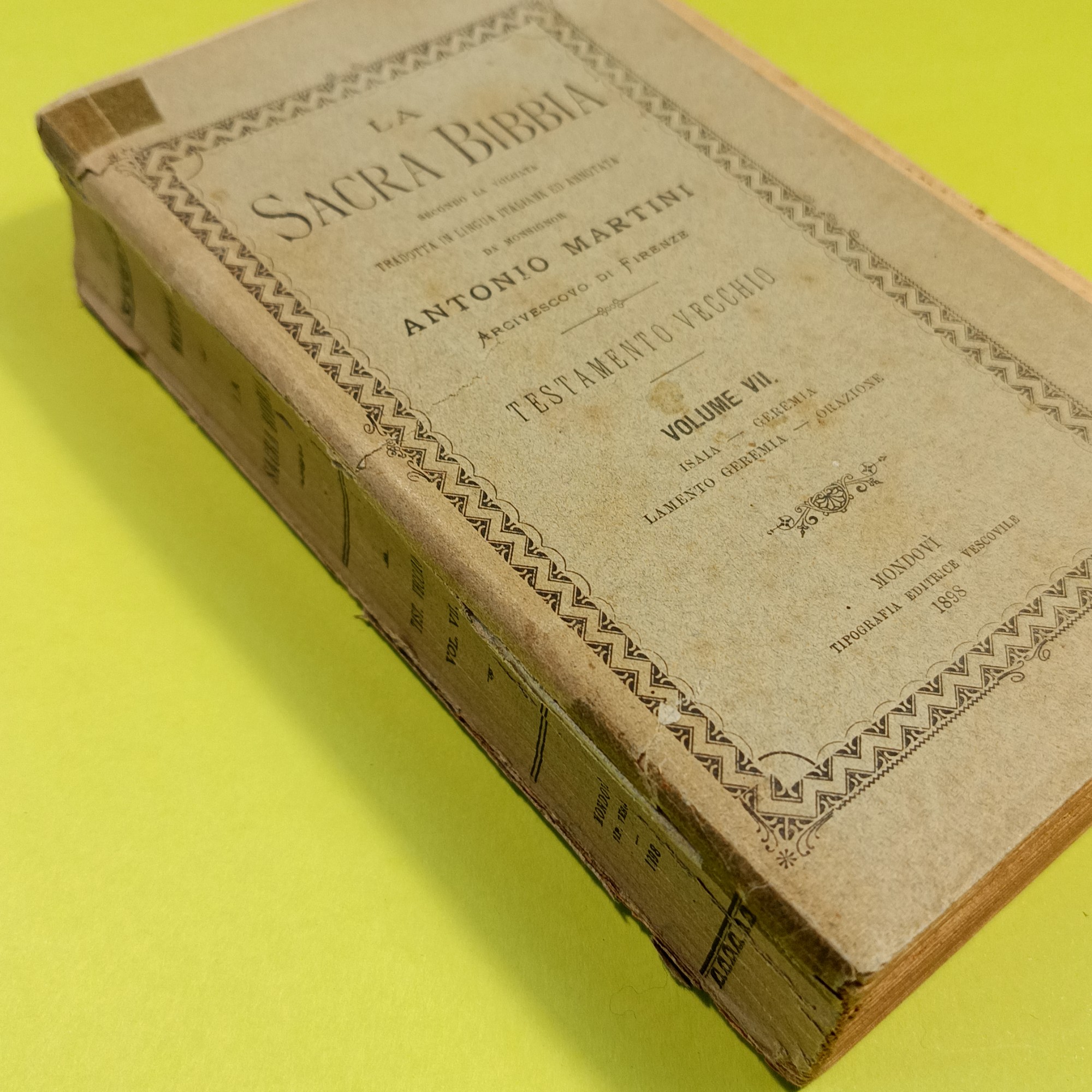 LA SACRA BIBBIA TESTAMENTO VECCHIO VOL VII - immagine 2