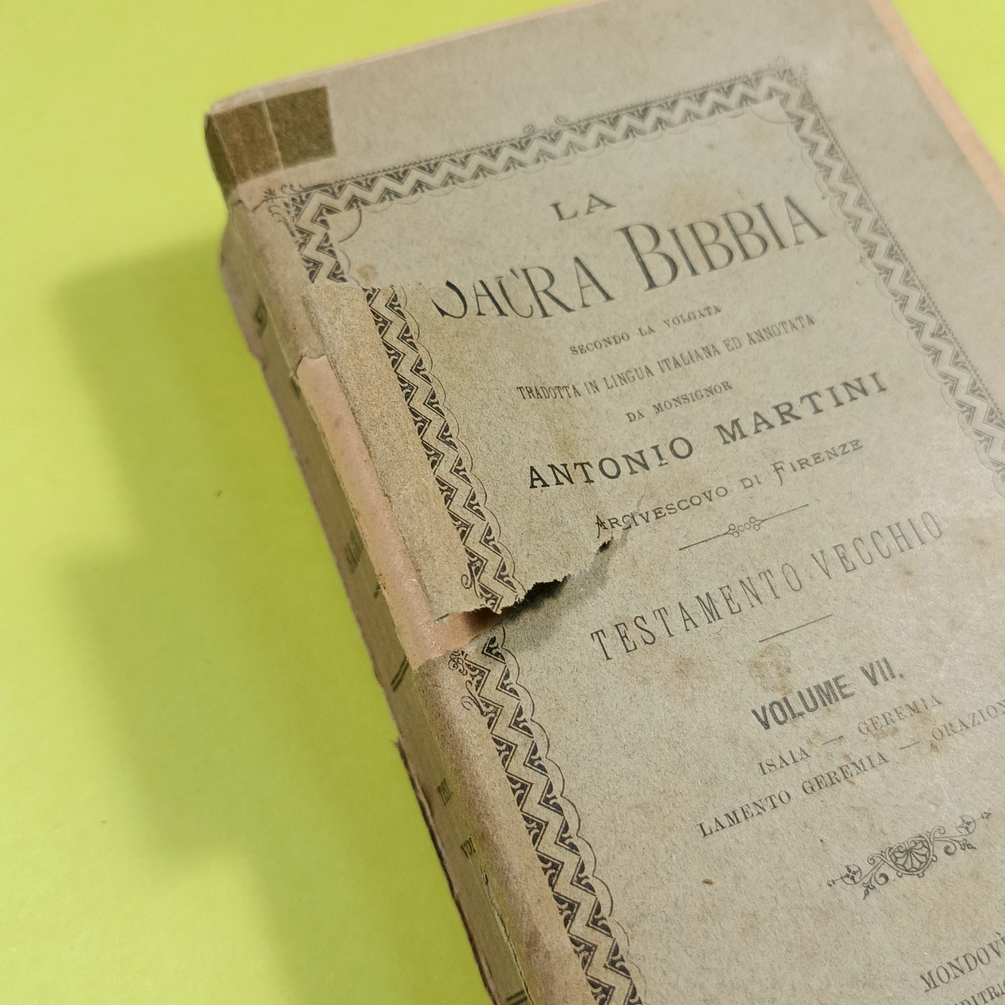 LA SACRA BIBBIA TESTAMENTO VECCHIO VOL VII - immagine 4