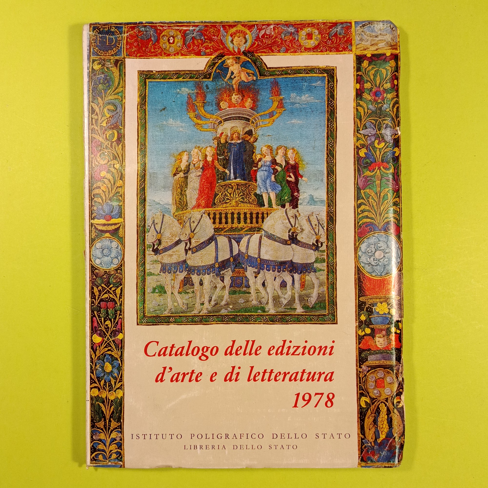 CATALOGO DELLE EDIZIONI D'ARTE E DI LETTERATURA