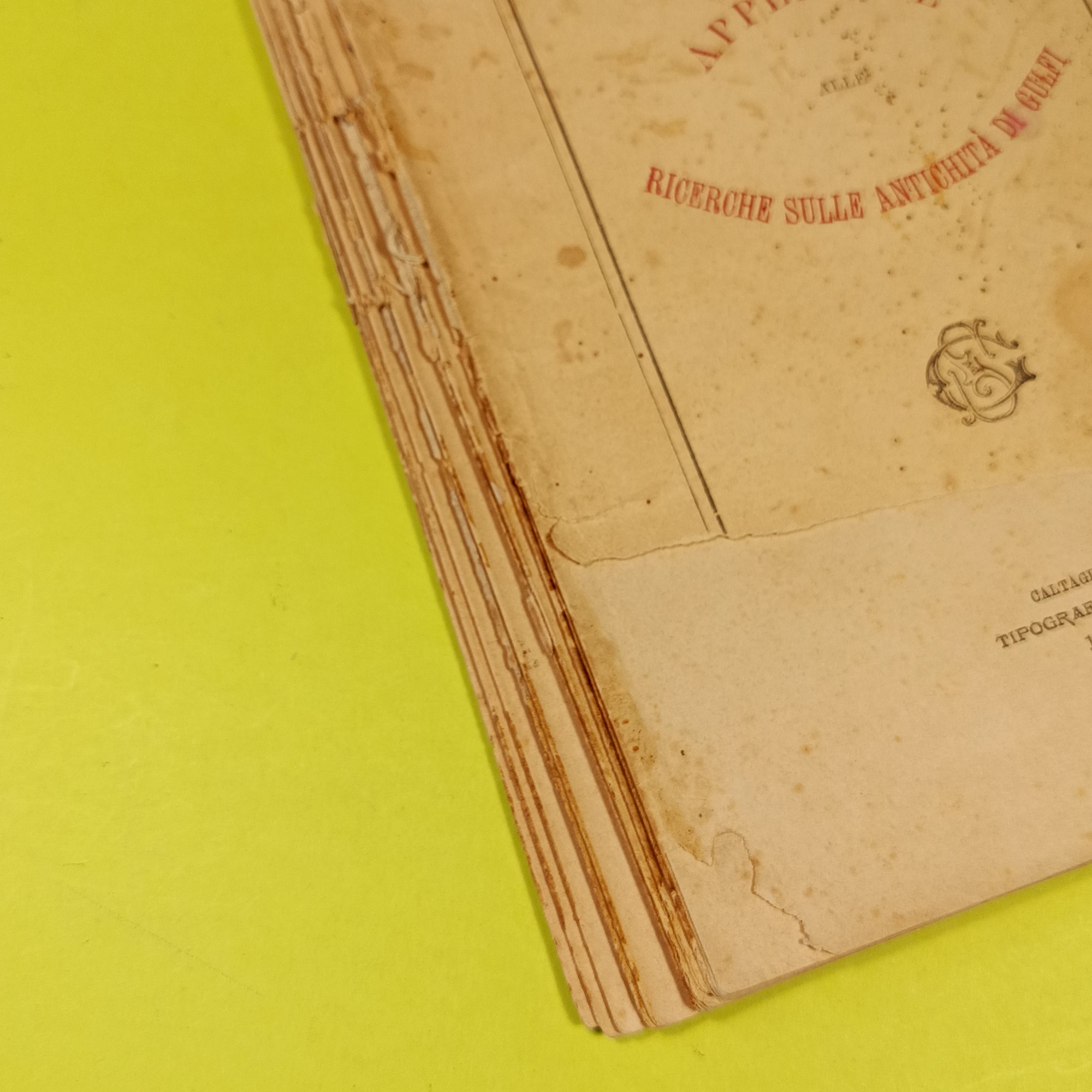 APPENDICE ALLE RICERCHE SULLE ANTICHITÀ DI GULFI - immagine 3