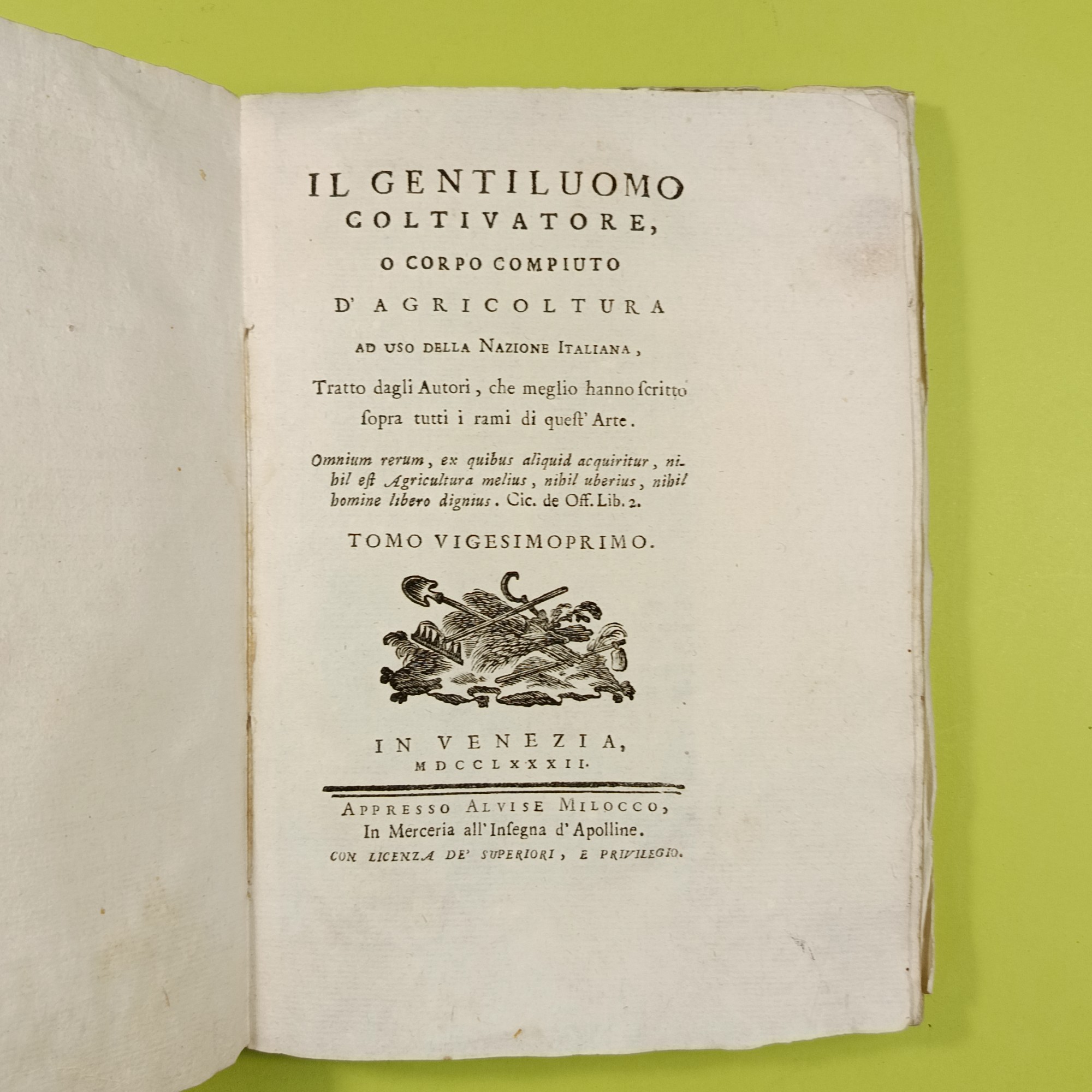 IL GENTILUOMO COLTIVATORE TOMO VIGESIMOPRIMO - immagine 5