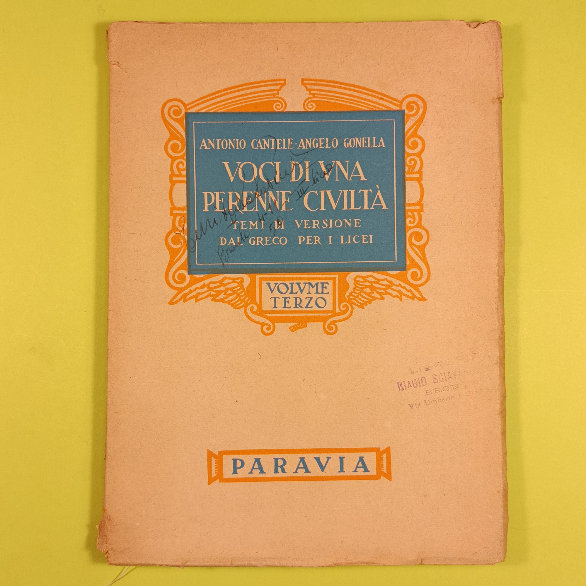VOCI DI UNA PERENNE CIVILTA'