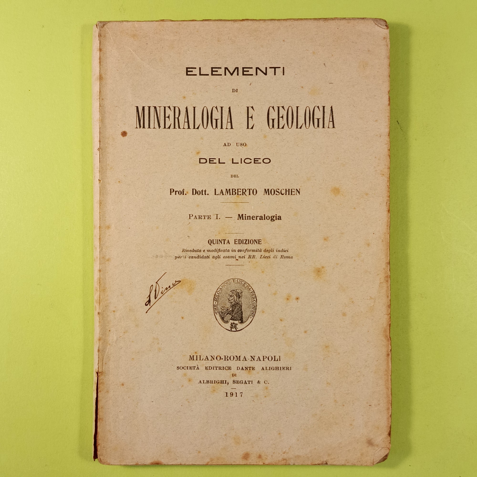 ELEMENTI MINERALOGIA E GEOLOGIA
