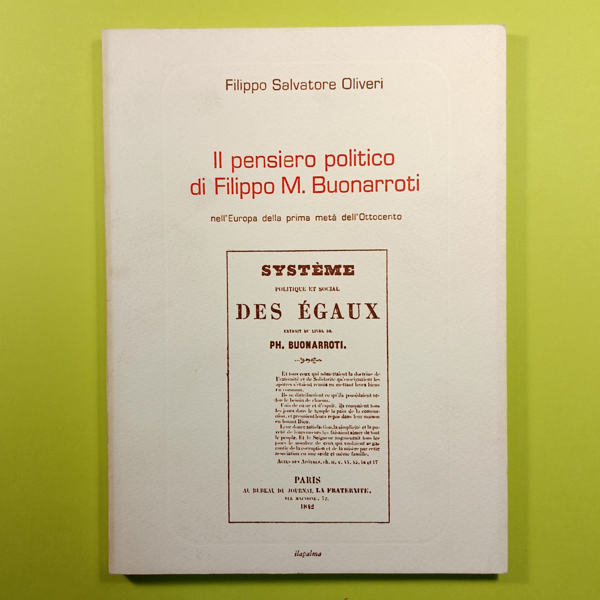 IL PENSIERO POLITICO DI FILIPPO BUONARROTI