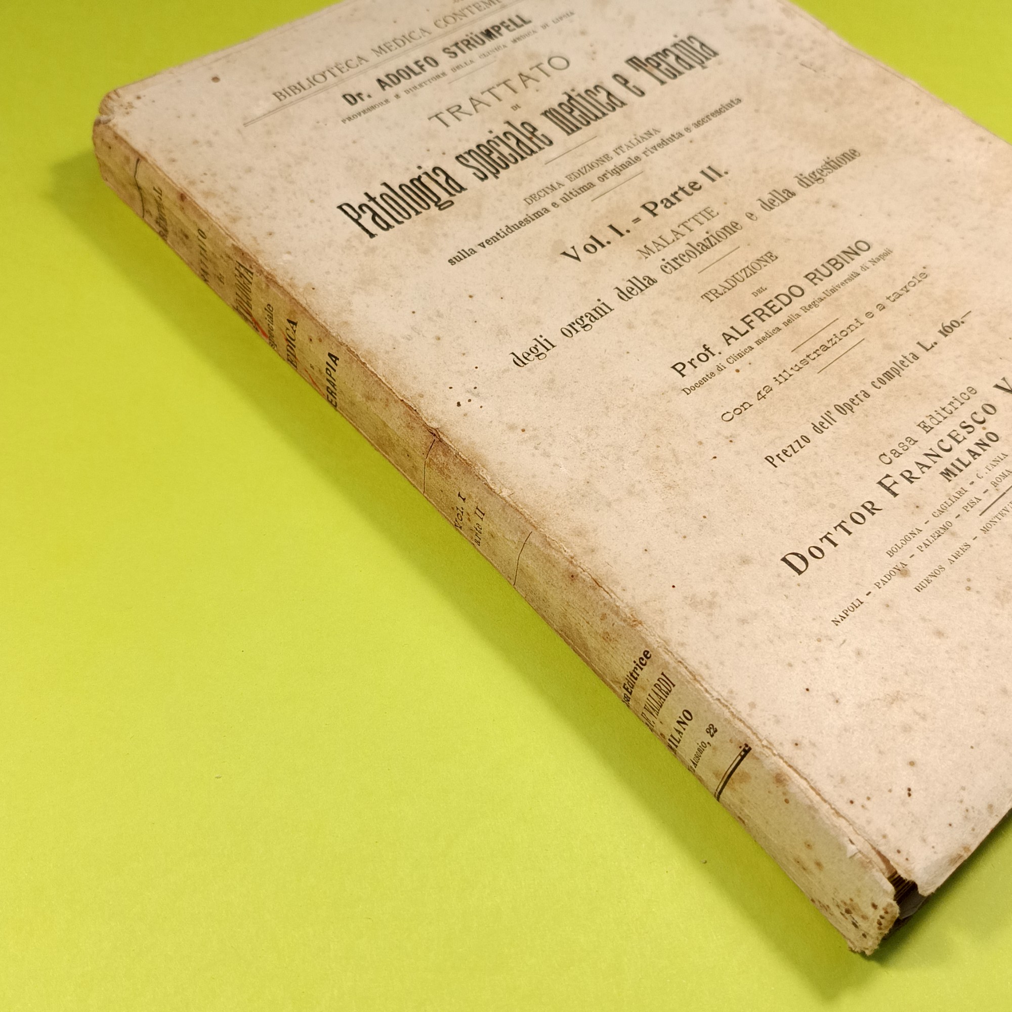 TRATTATO PATOLOGIA SPECIALE MEDICA E TERAPIA VOL I PARTE II - immagine 2