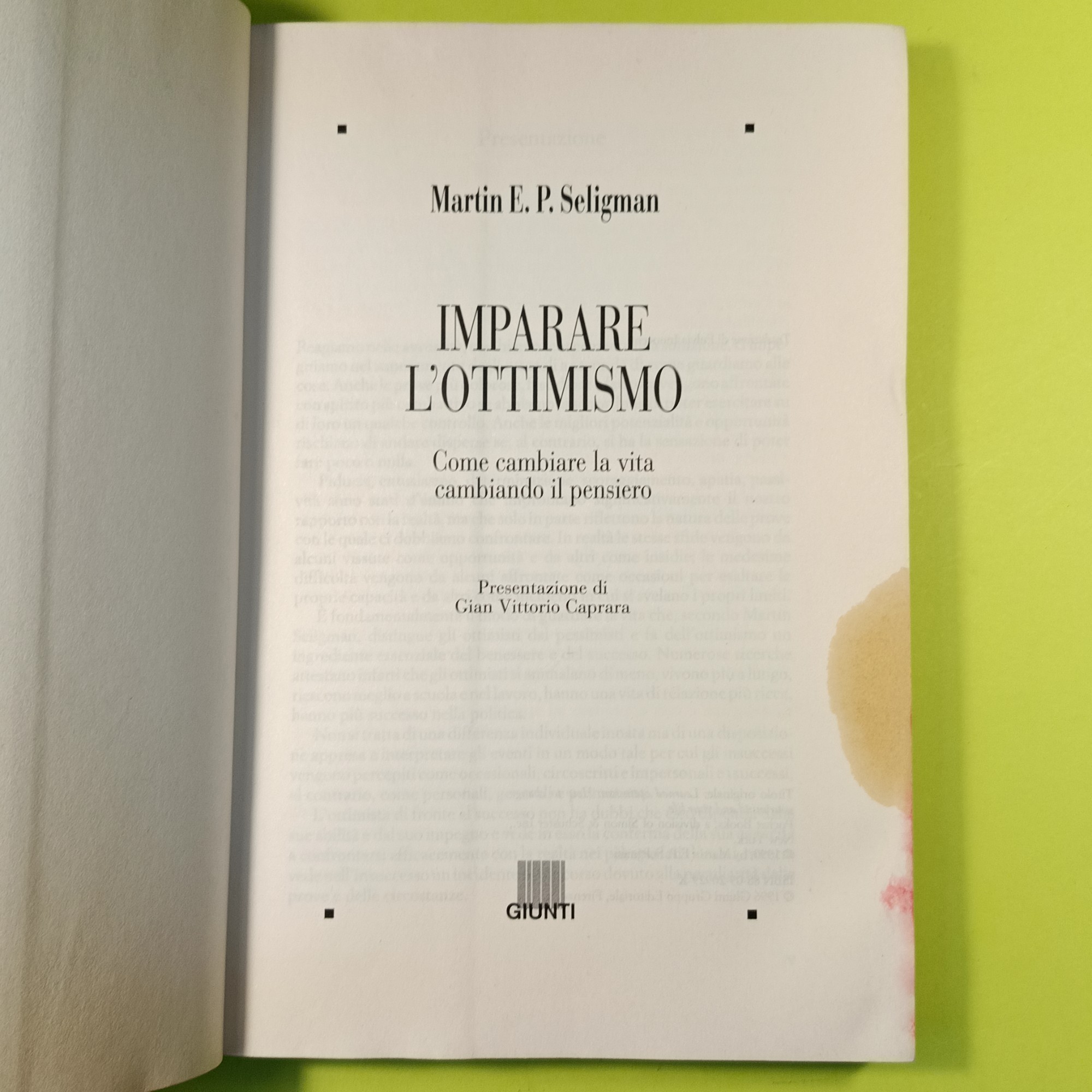 IMPARARE L'OTTIMISMO - immagine 3