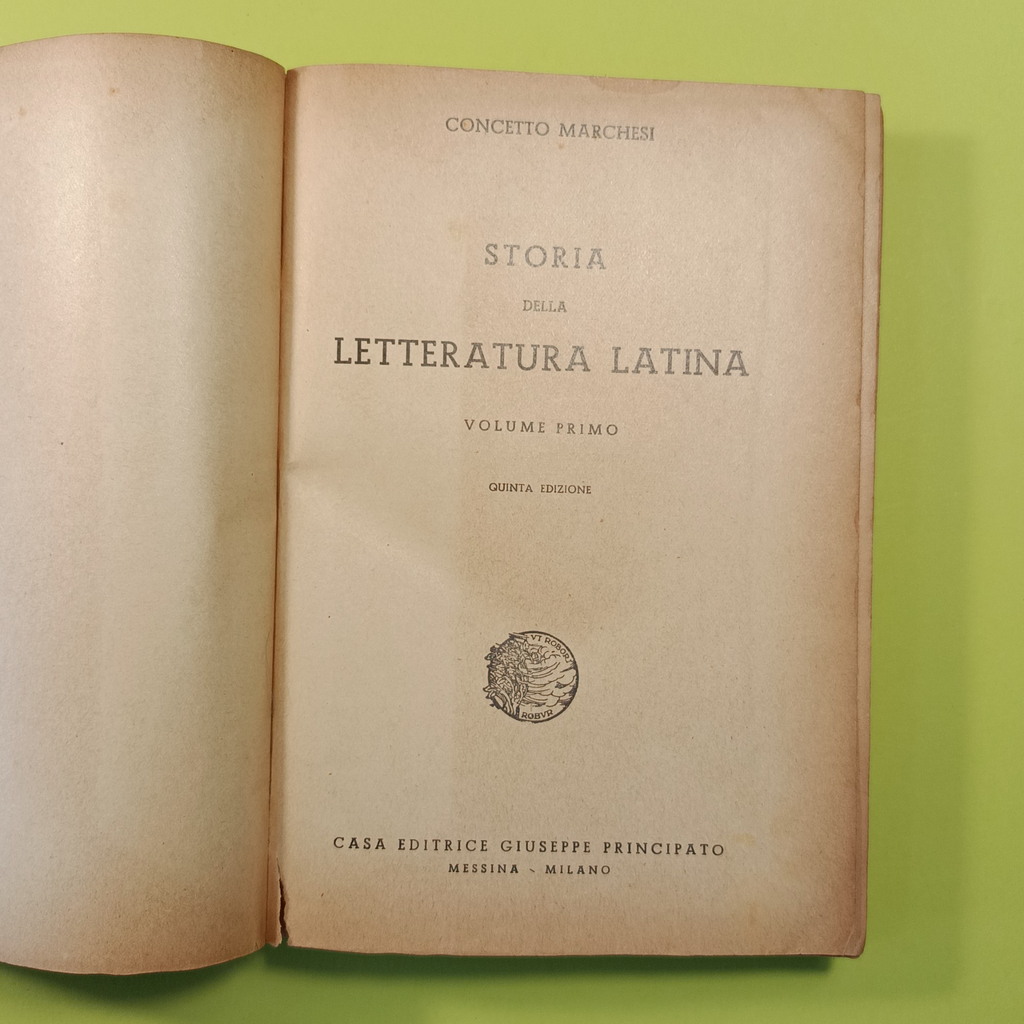 STORIA DELLA LETTERATURA LATINA VOL I - immagine 3