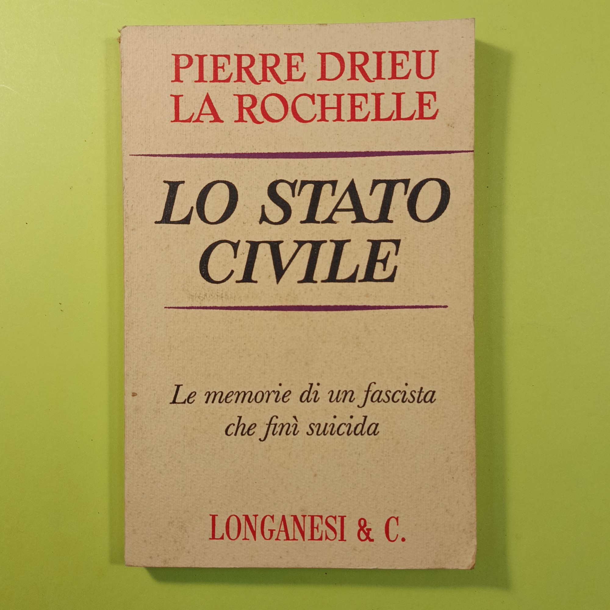 LO STATO CIVILE