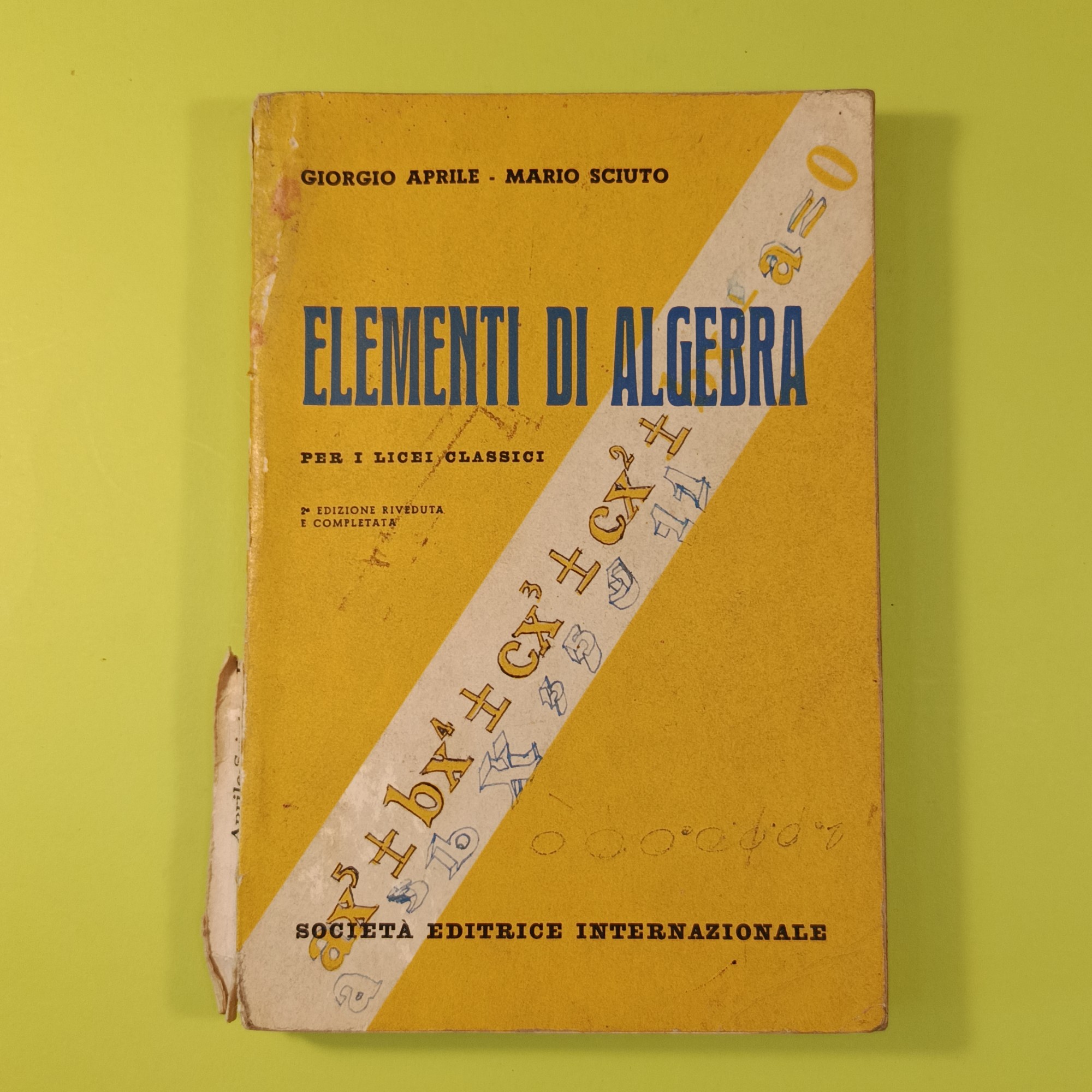 ELEMENTI DI ALGEBRA