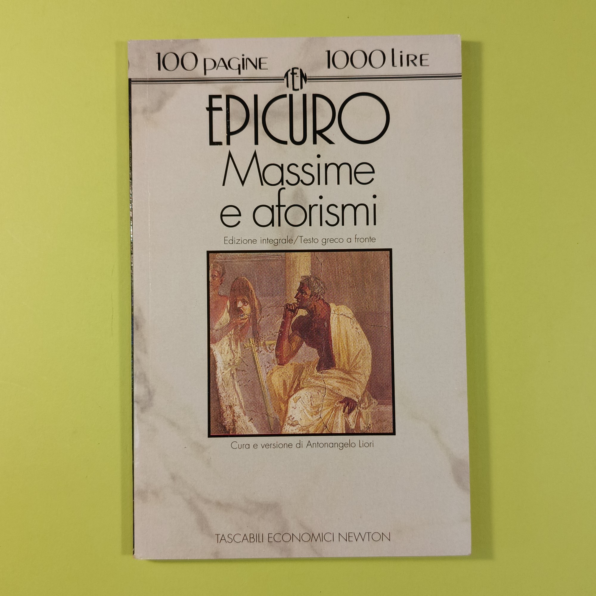 EPICURO MASSIME E AFORISMI