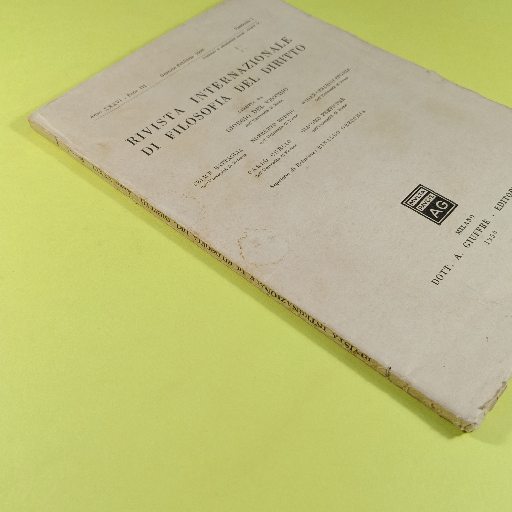 RIVISTA INTERNAZIONALE DI FILOSOFIA DEL DIRITTO - immagine 2