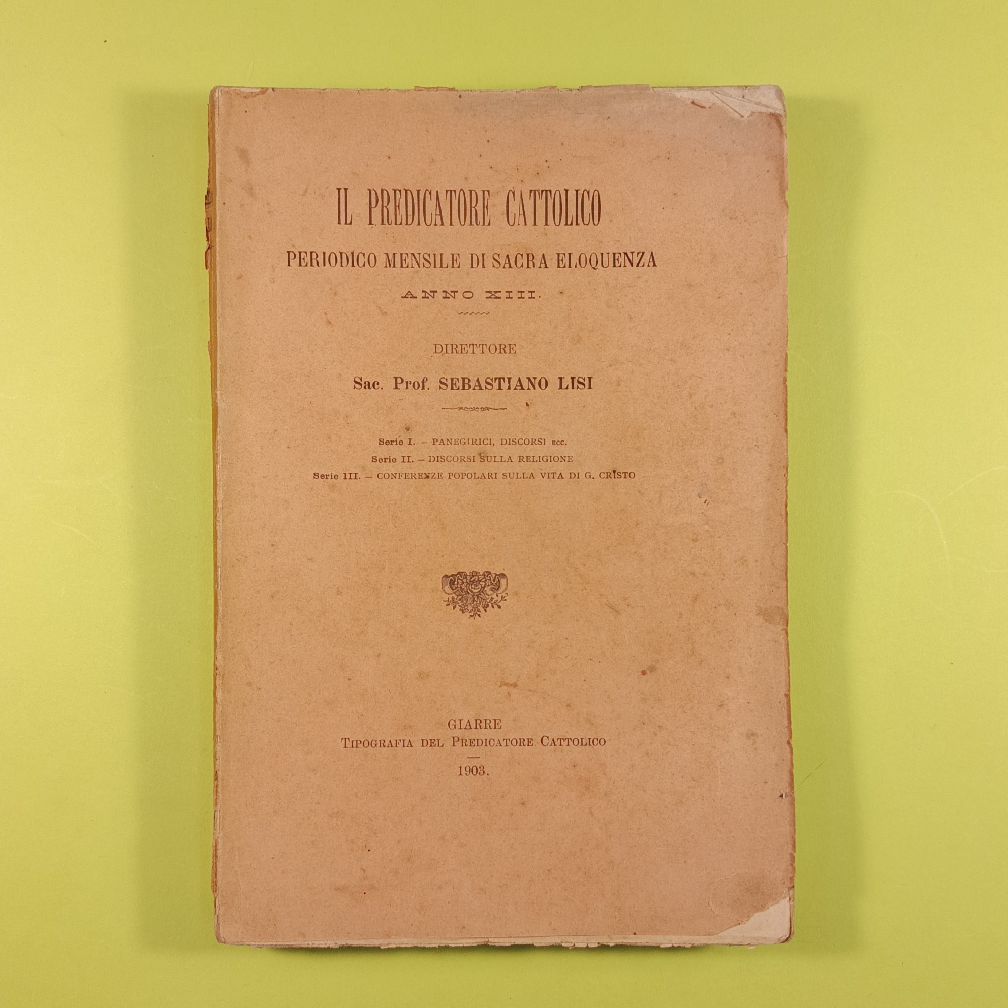 IL PREDICATORE CATTOLICO