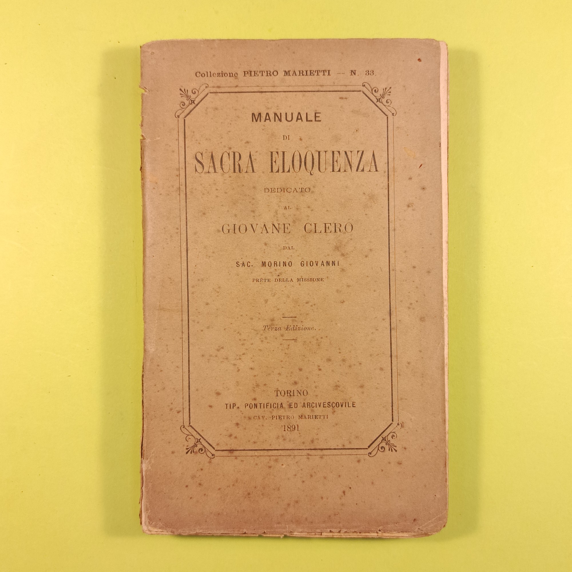 MANUALE DI SACRA ELOQUENZA