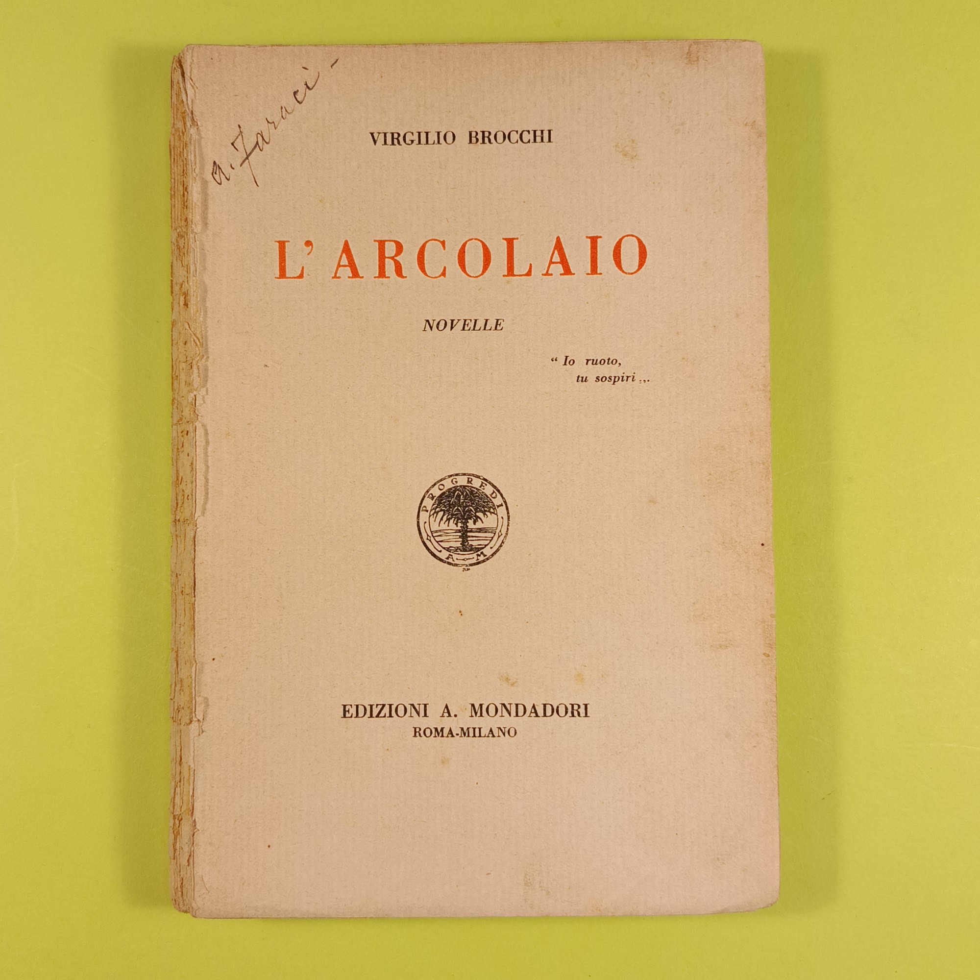 L'ARCOLAIO NOVELLE
