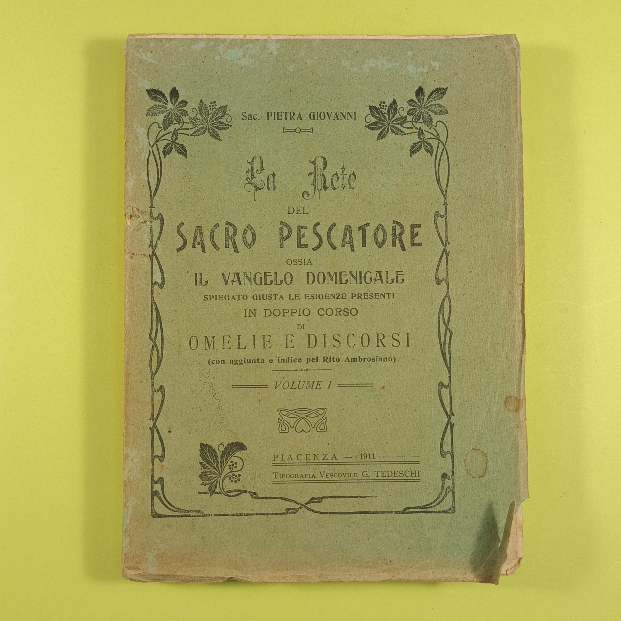 LA RETE DEL SACRO PESCATORE VOL I