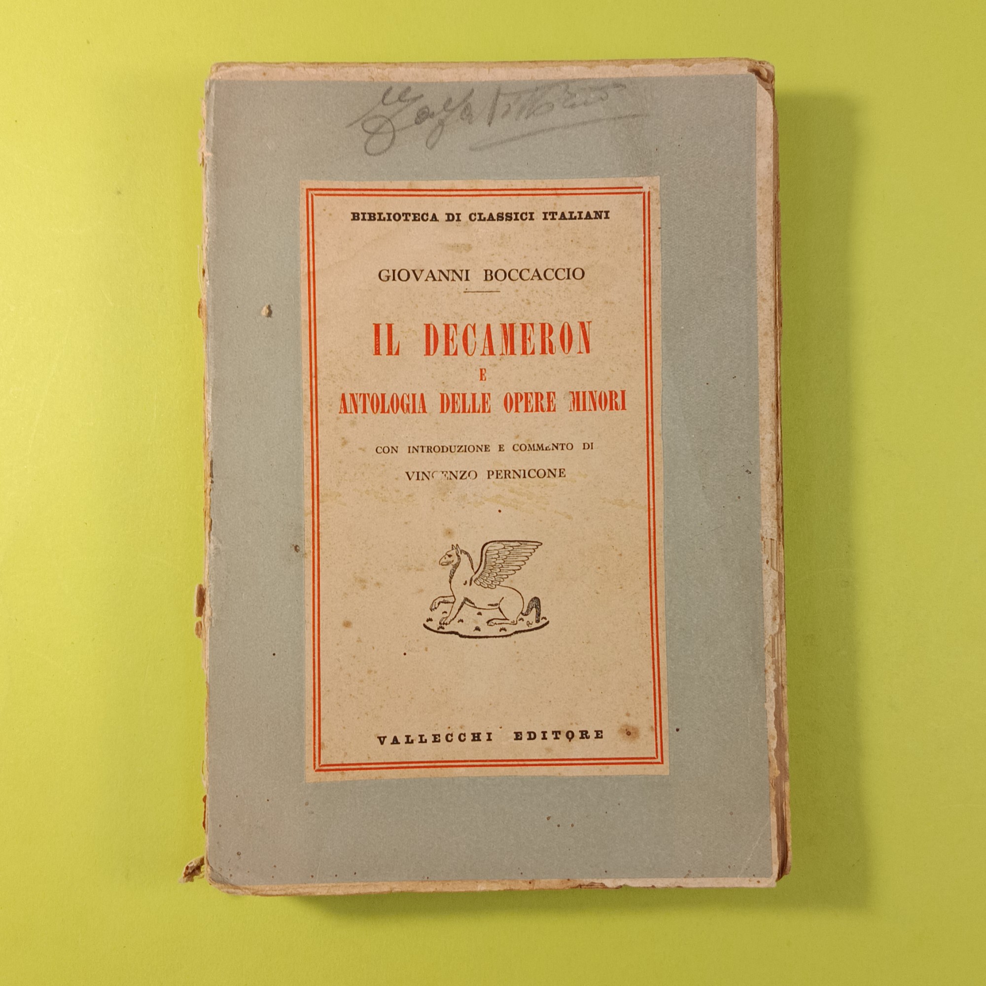 IL DECAMERON E ANTOLOGIA DELLE OPERE MINORI