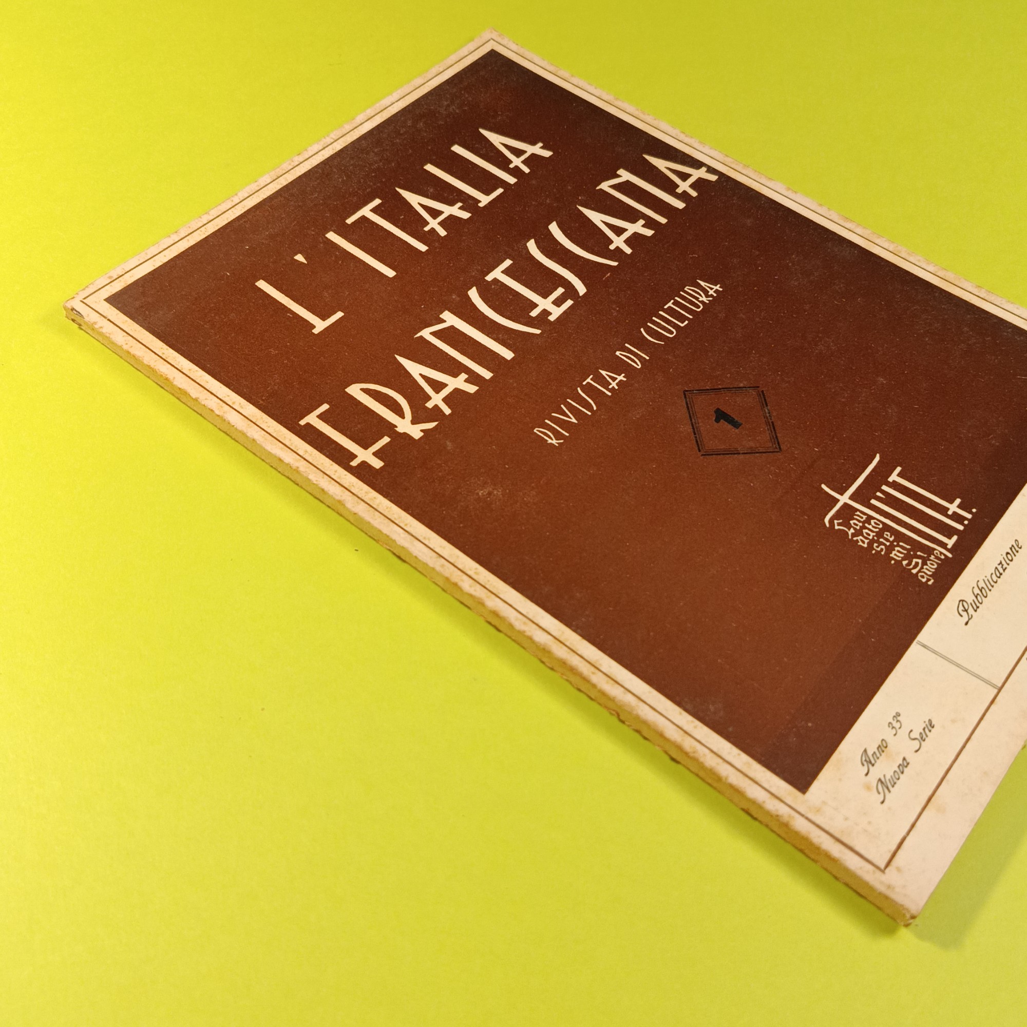L'ITALIA FRANCESCANA GENNAIO FEBBRAIO 1958 N 1 - immagine 2
