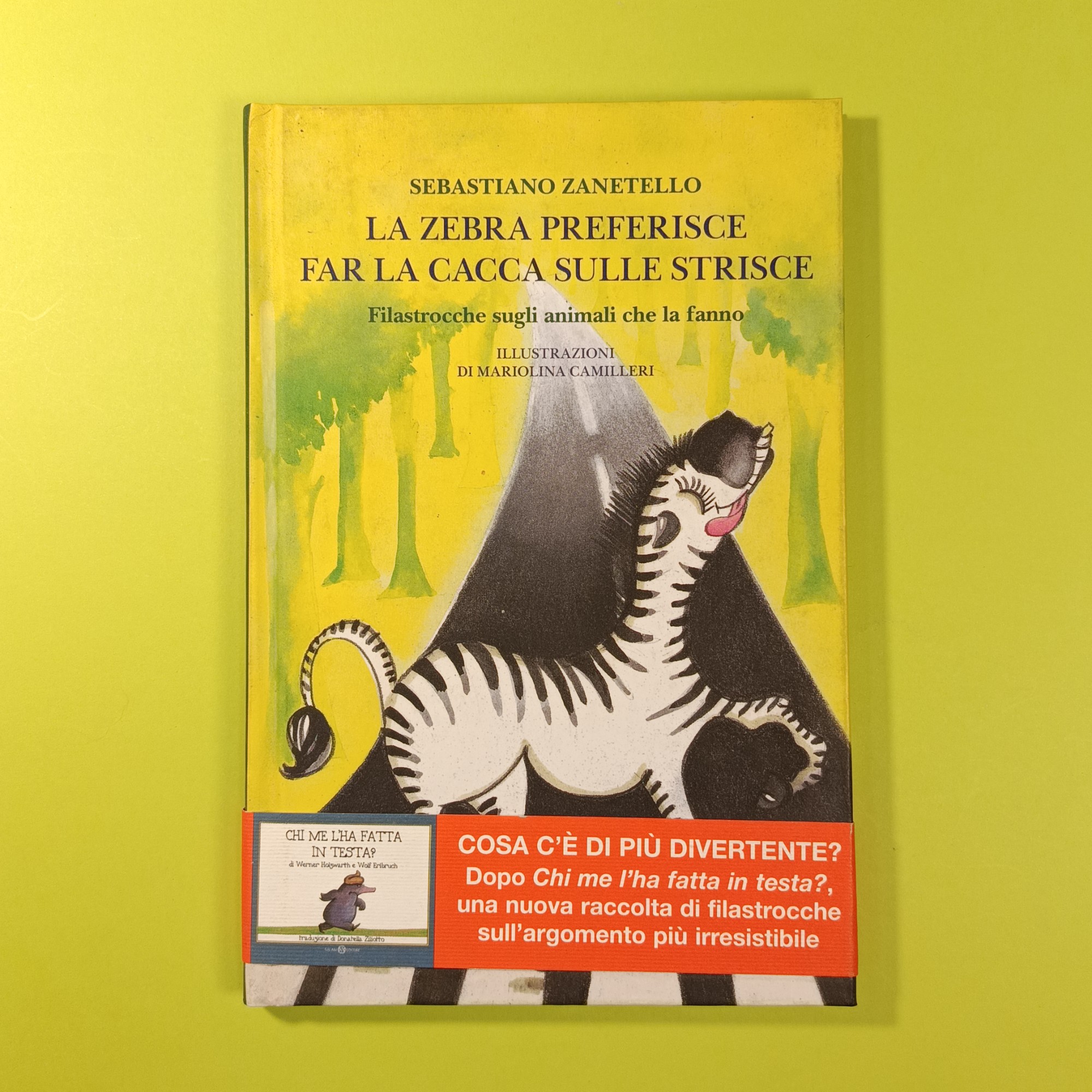 LA ZEBRA PREFERISCE FAR LA CACCA SULLE STRISCE