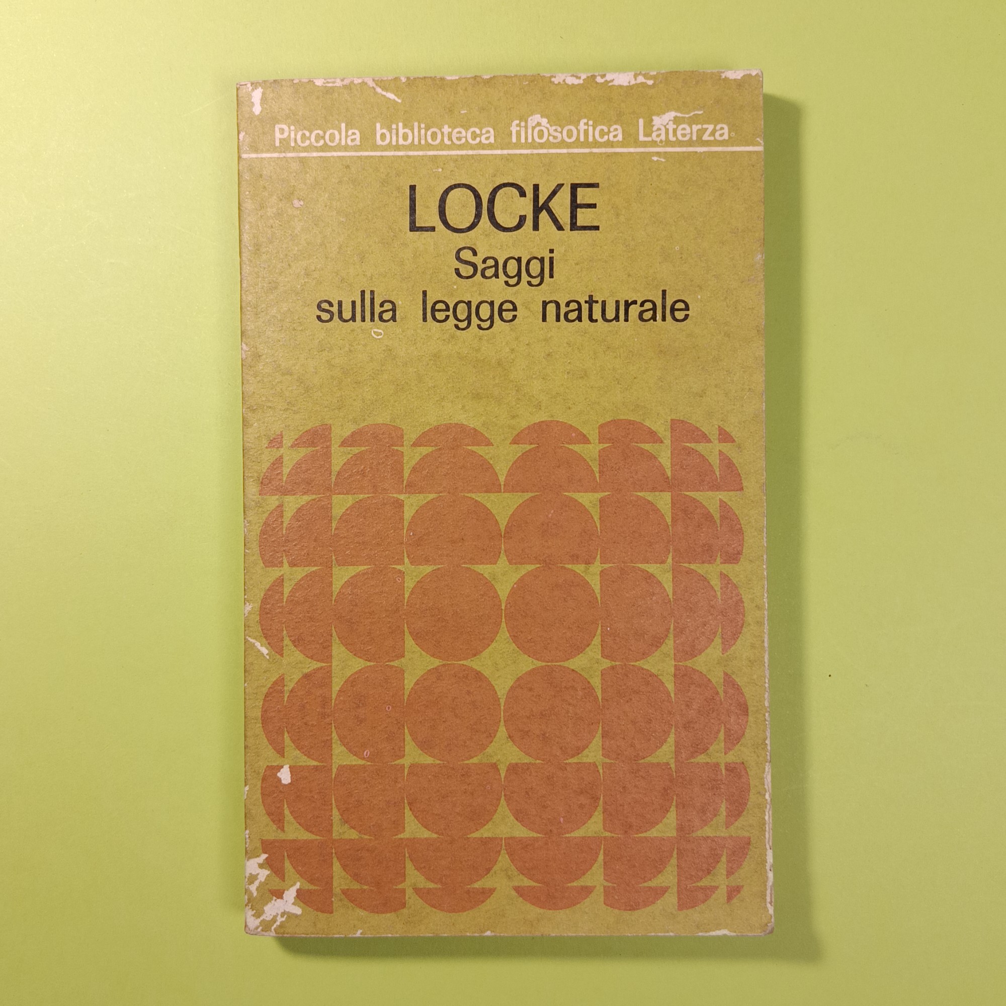 SAGGI SULLA LEGGE NATURALE