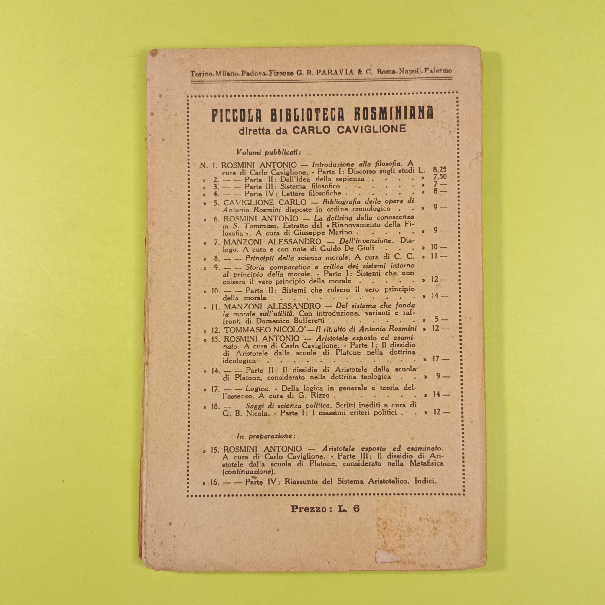 LETTERE FILOSOFICHE - immagine 5