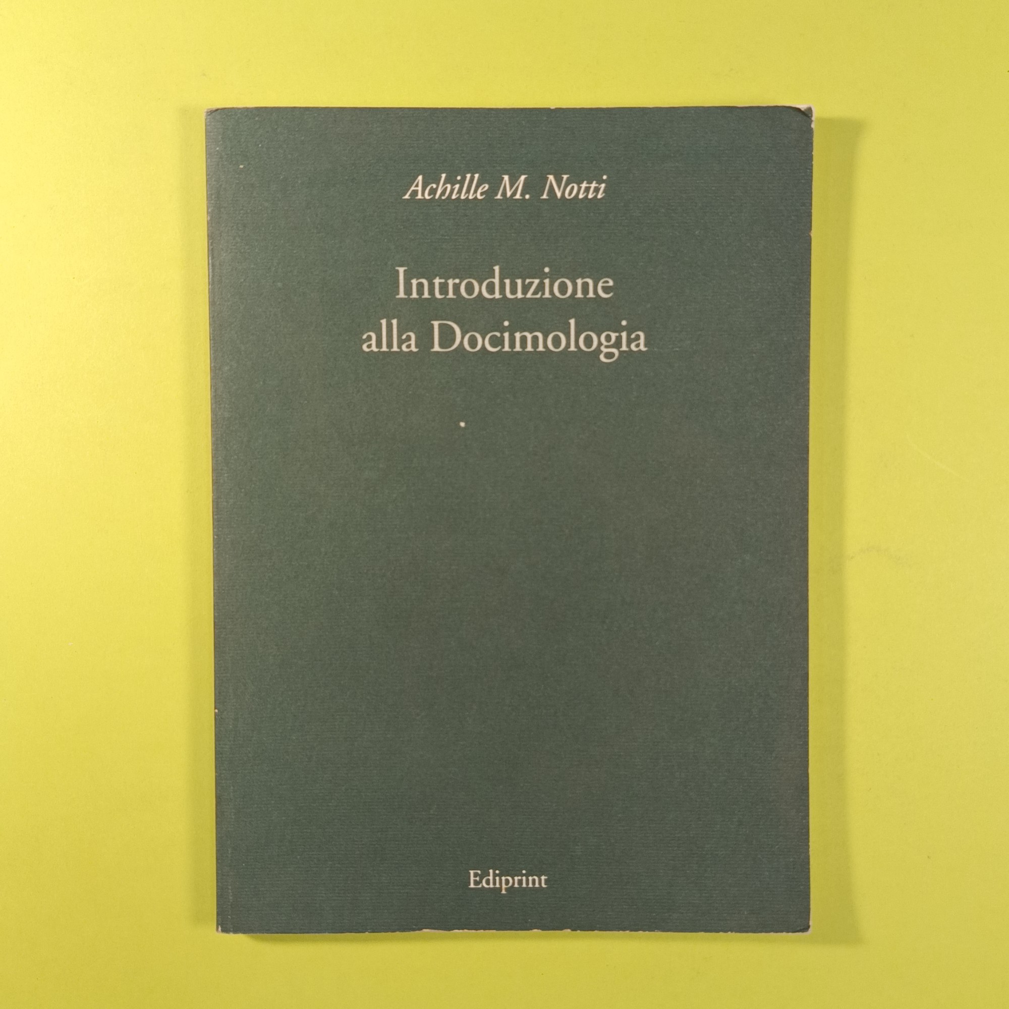 INTRODUZIONE ALLA DOCIMOLOGIA