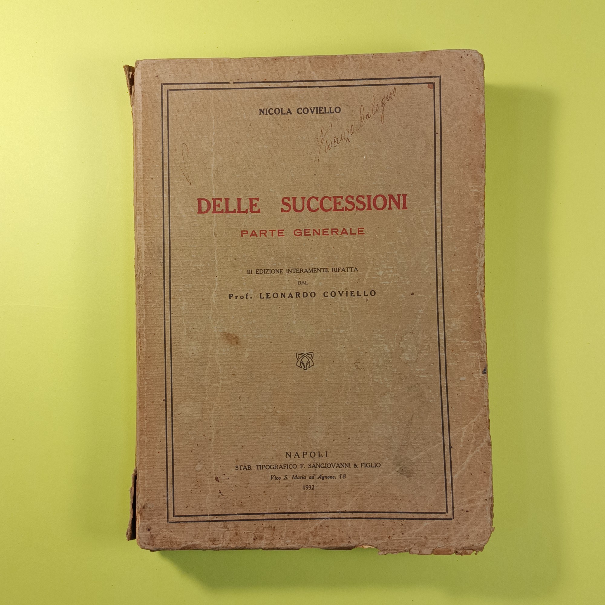 DELLE SUCCESSIONI