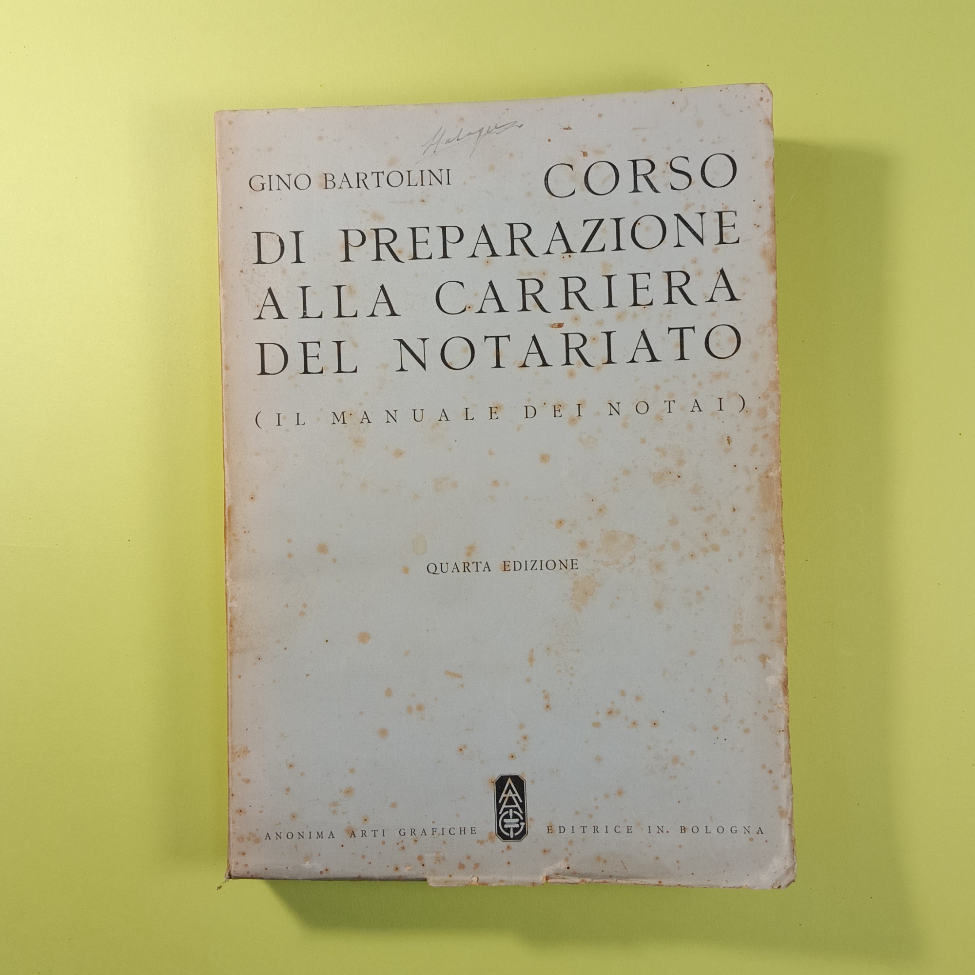 CORSO DI PREPARAZIONE ALLA CARRIERA DEL NOTARIATO