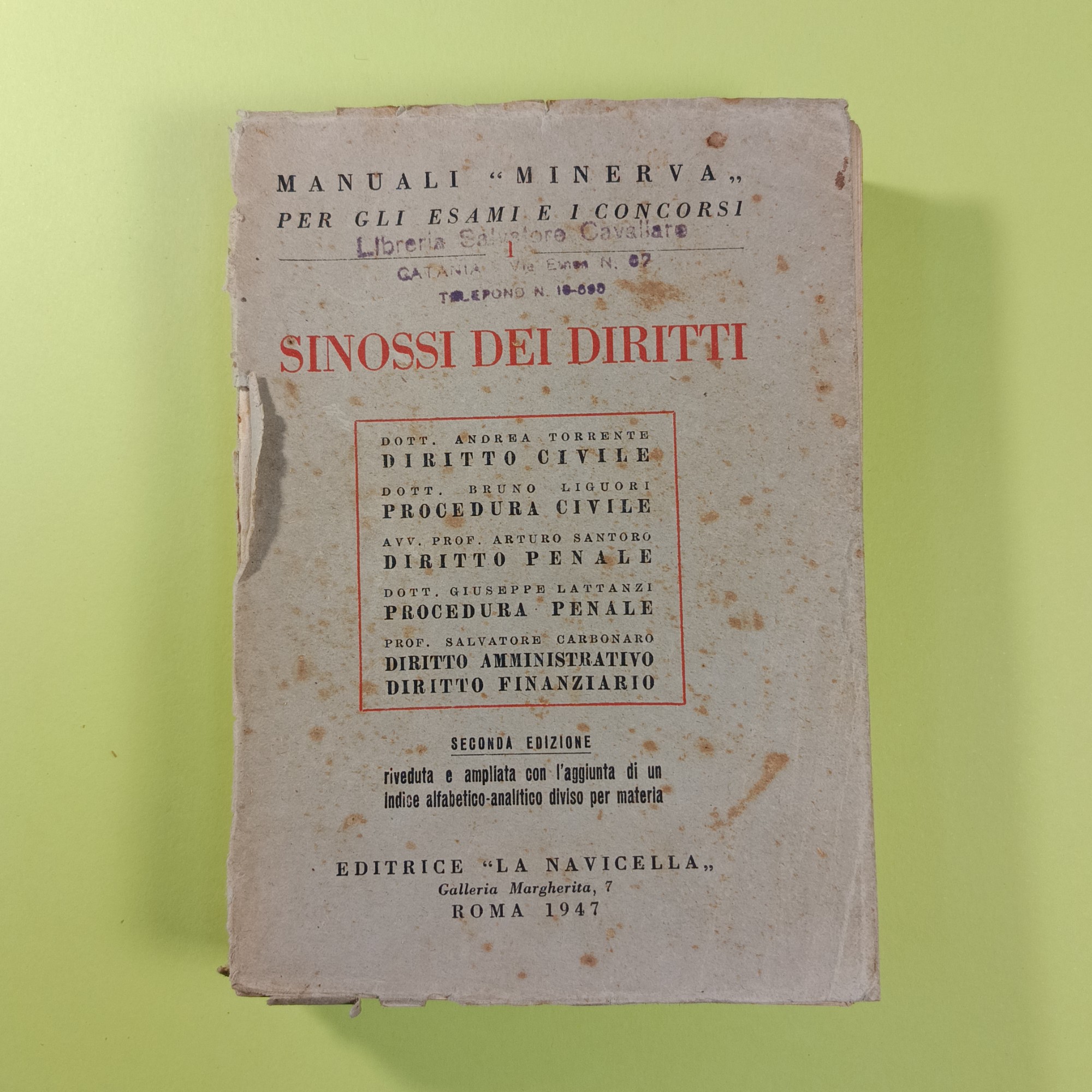 SINOSSI DEI DIRITTI
